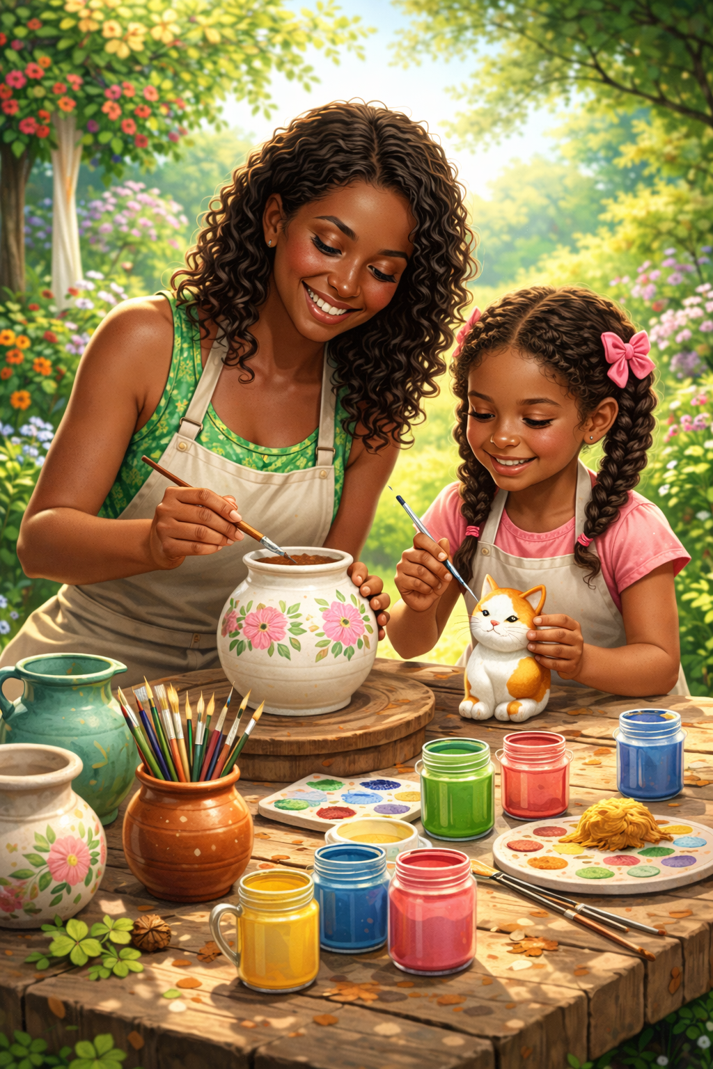 “Made With Love” Mother’s Day Pottery Workshop Paint-Your-Own Class (All Ages)