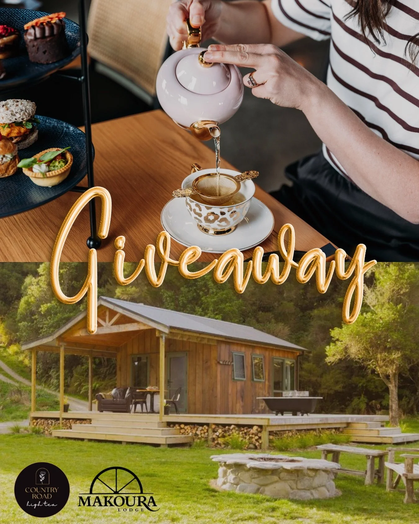 WIN THE ULTIMATE GETAWAY FOR TWO! 

We have teamed up with the awesome crew from Makoura Lodge in the Manawatū to celebrate our very First Birthday in Business this January!! 🥳🎉

What better way to mark the occasion than with a GIVEAWAY for our lov