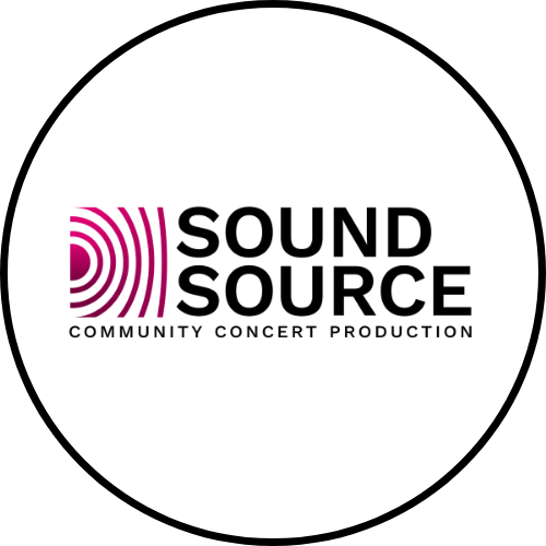 Logo for Sound Source, a community concert production