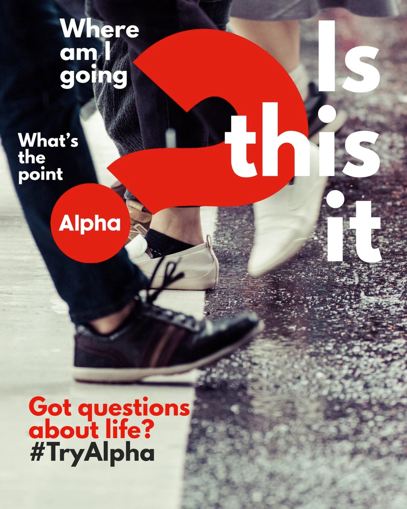 Alpha meets Wednesdays. All are welcome. Join us for dinner at 6 and discussion at 7. Childcare is provided.