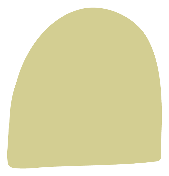 light green abstract arch shape