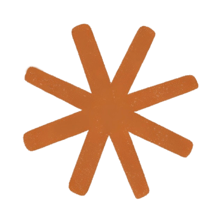 orange star shape