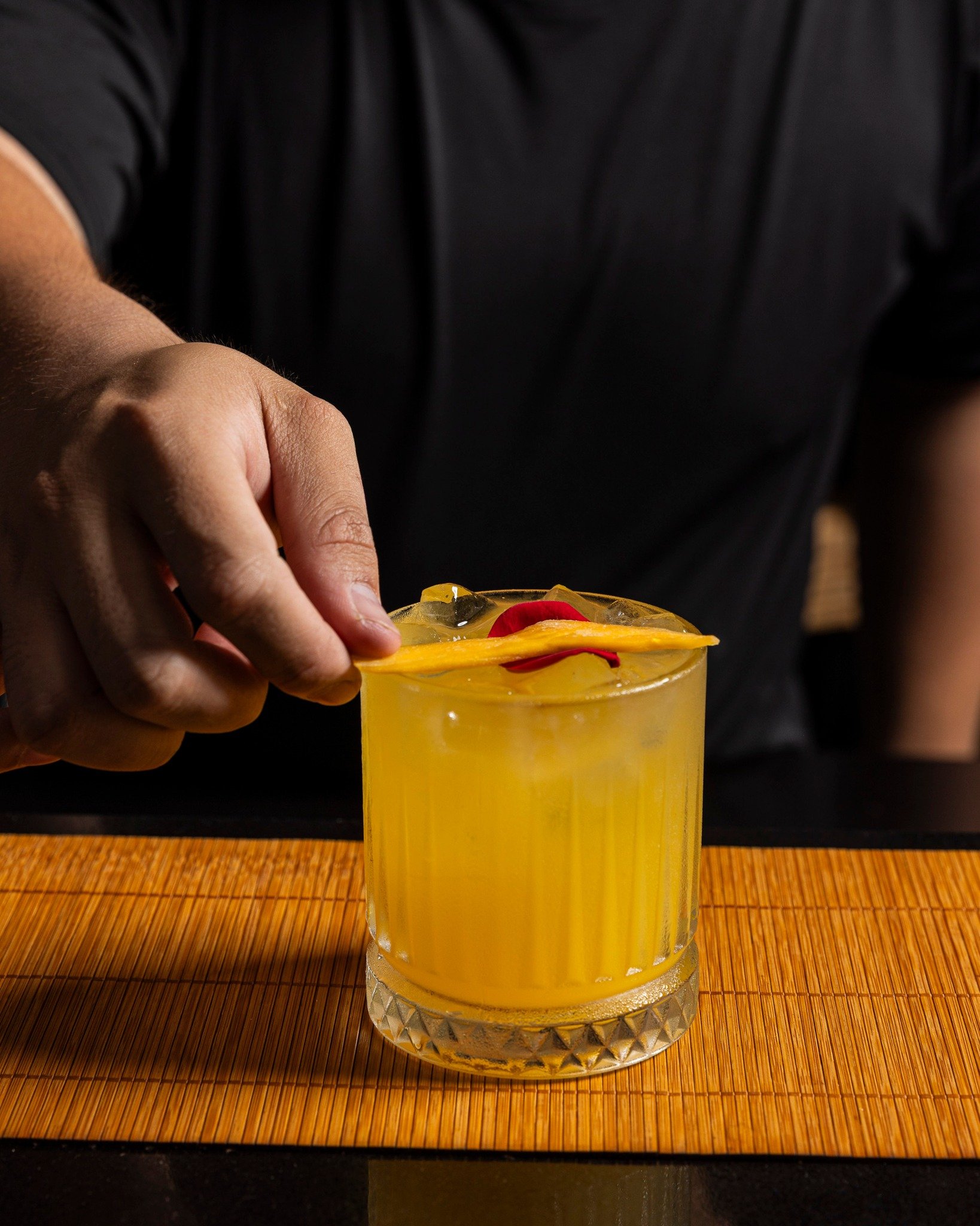 This one doesn&rsquo;t play it safe.

Mango Inferno combines chilli-infused red perilla shochu with ginger-infused mango juice and prawn spice. Sweetness comes first, followed by heat that builds gradually rather than hitting all at once, creating a 