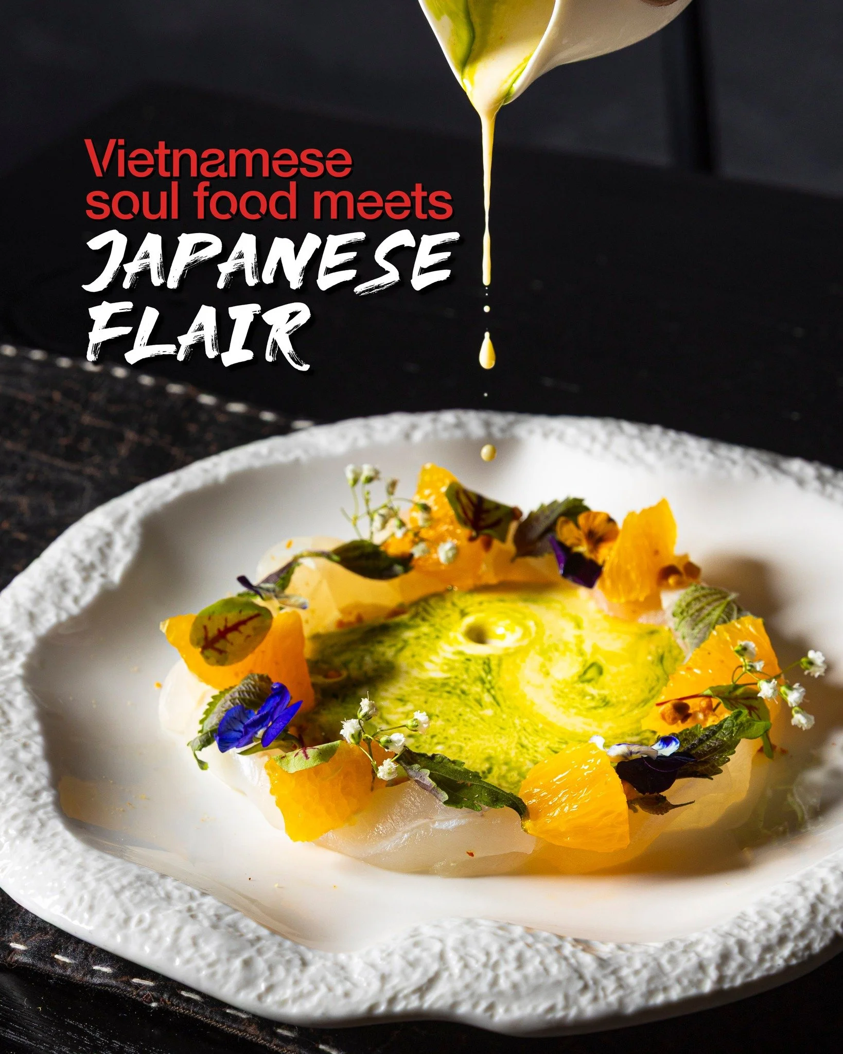 Newtown&rsquo;s Hottest Asian Fusion Spot 🔥

From chef Jason&rsquo;s childhood dream to your table, we&rsquo;re blending the soul of Vietnamese tradition with Japanese finesse.

With a kitchen inspired by a South East Asian family home, smoky bincho