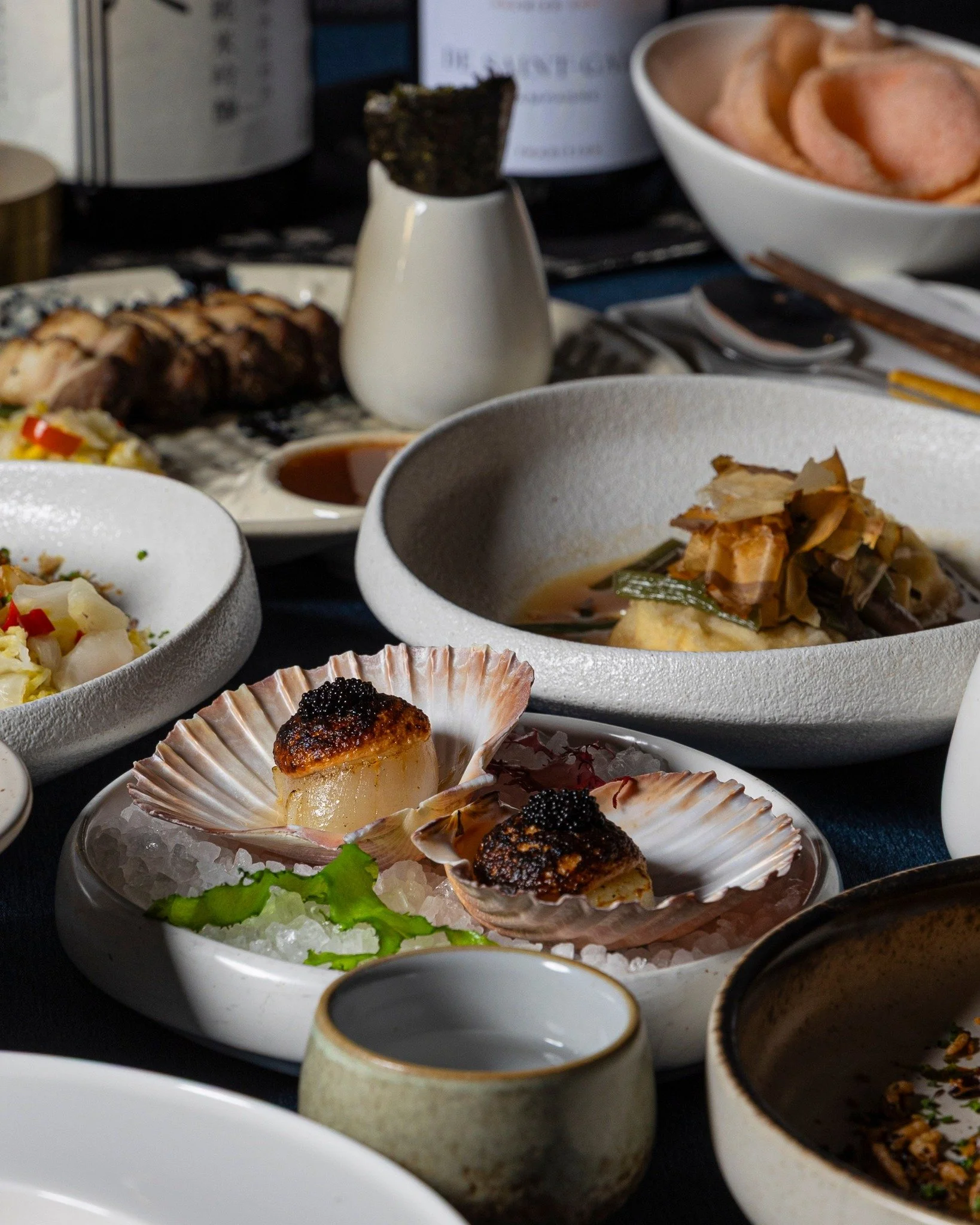 The season&rsquo;s winding down, but the table stays full.

Kaiza Essentials 2.0 brings together dishes that work best when shared. Hokkaido scallops sit at the centre, finished to stay sweet and delicate, surrounded by crisp vegetables, grilled prot