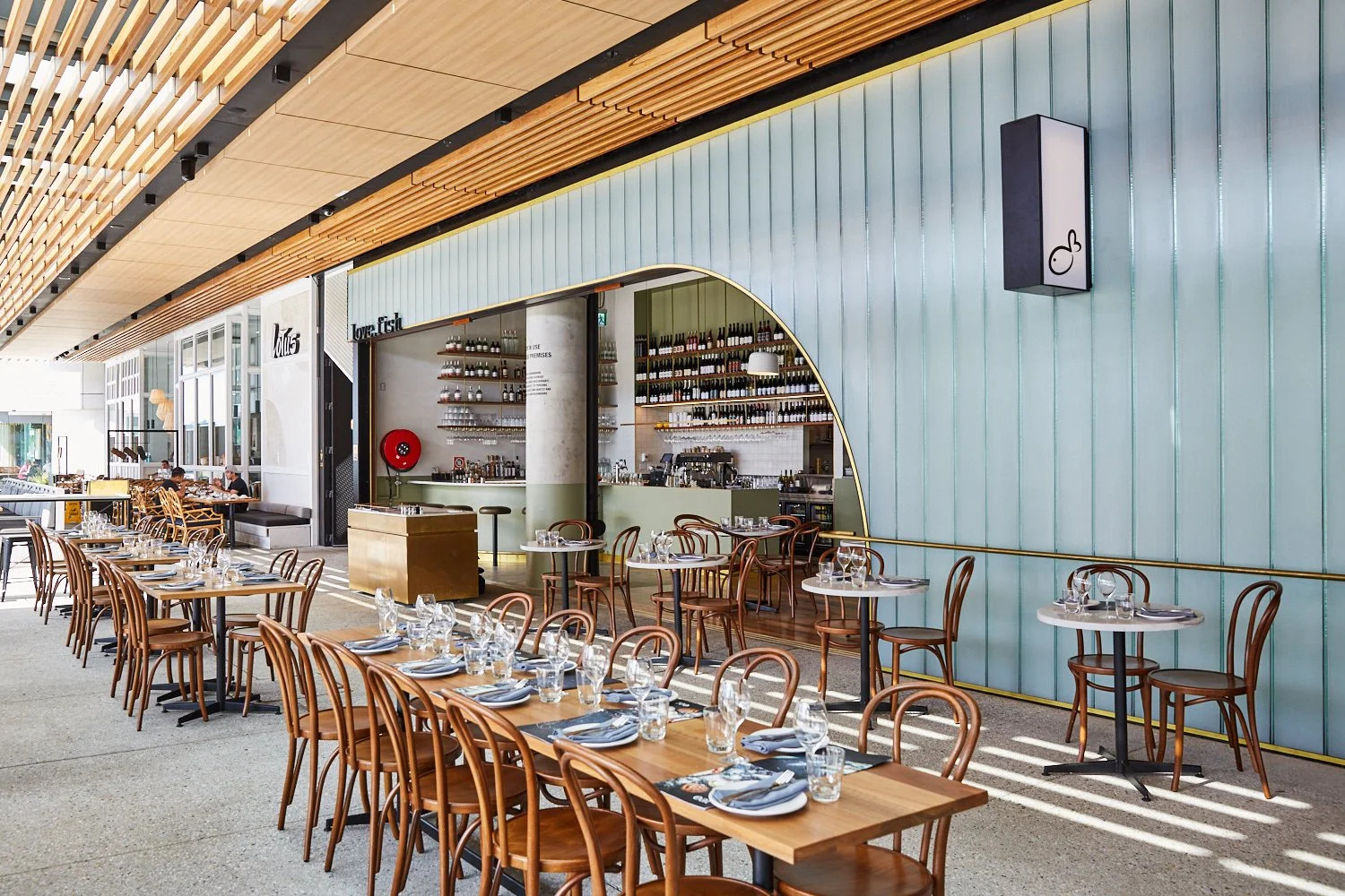 Love.Fish Restaurant Sustainable Design and Construct