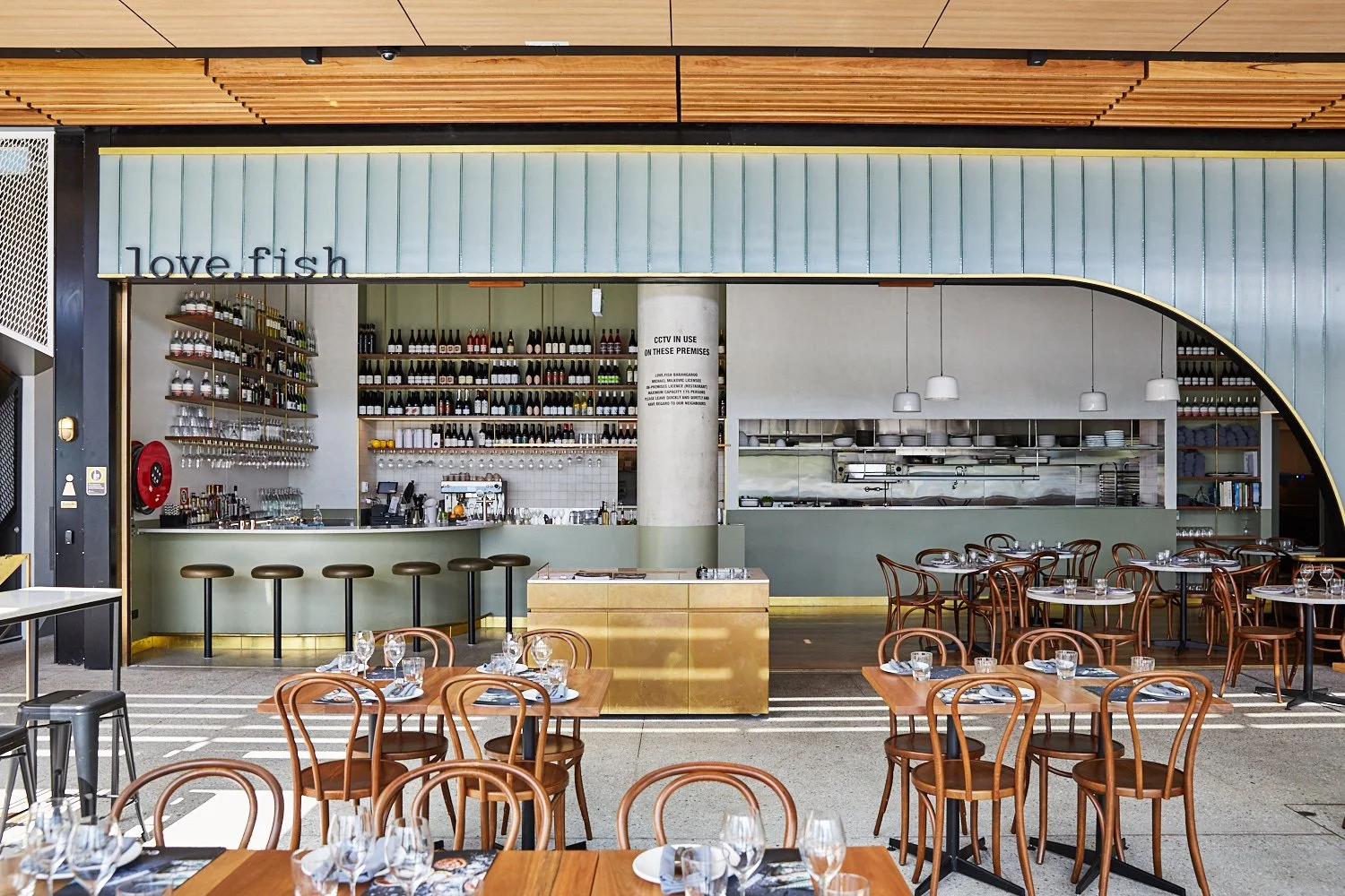 Love.Fish Restaurant Sustainable Design and Construct