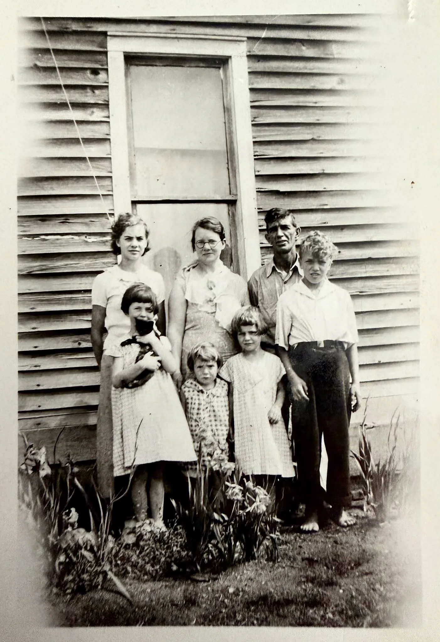 After my grandmothers funeral&hellip;. My family gave me a treasure trove of photos that grandma had&hellip; this one is super special. &hellip; I would spend most of my time on the family farm, finding wild kittens and trying to tame them. I always 