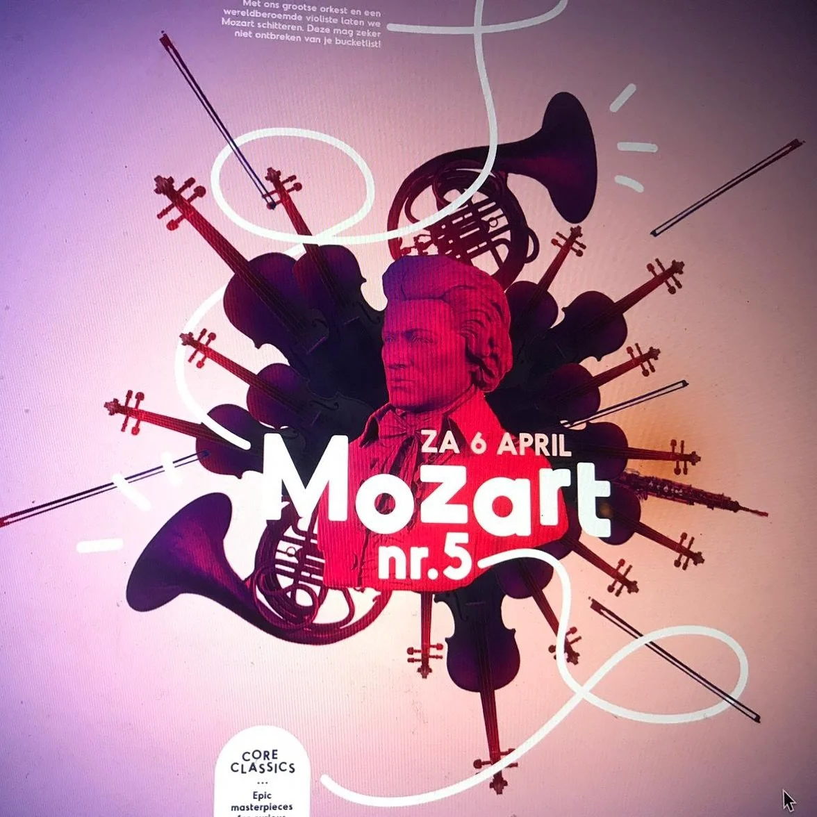 Blast from the past. (2016) Before abstraction, there was Mozart. Still the same chaos underneath. 
(for Rotterdam Philharmonic Orchestra)
#throwback #visualartist #artdirection #digitalart #processbased #visualresearch #rotterdamphilharmonic #rotter