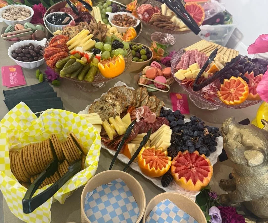 This beautiful grazing table by redwhiteandcheddar is THE PERFECT addition to any holiday party 🎄 

It&rsquo;s never to early to start planning! ✨ 

Also available:
&bull;Charcuterie Center pieces 
&bull;Individual charcuterie take home gifts 
&bull