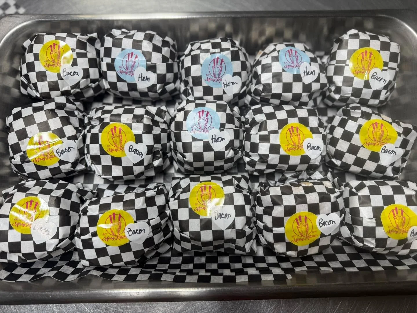 Nothing like a breakfast sandwich made on our house made pan bread 🍳 🥓