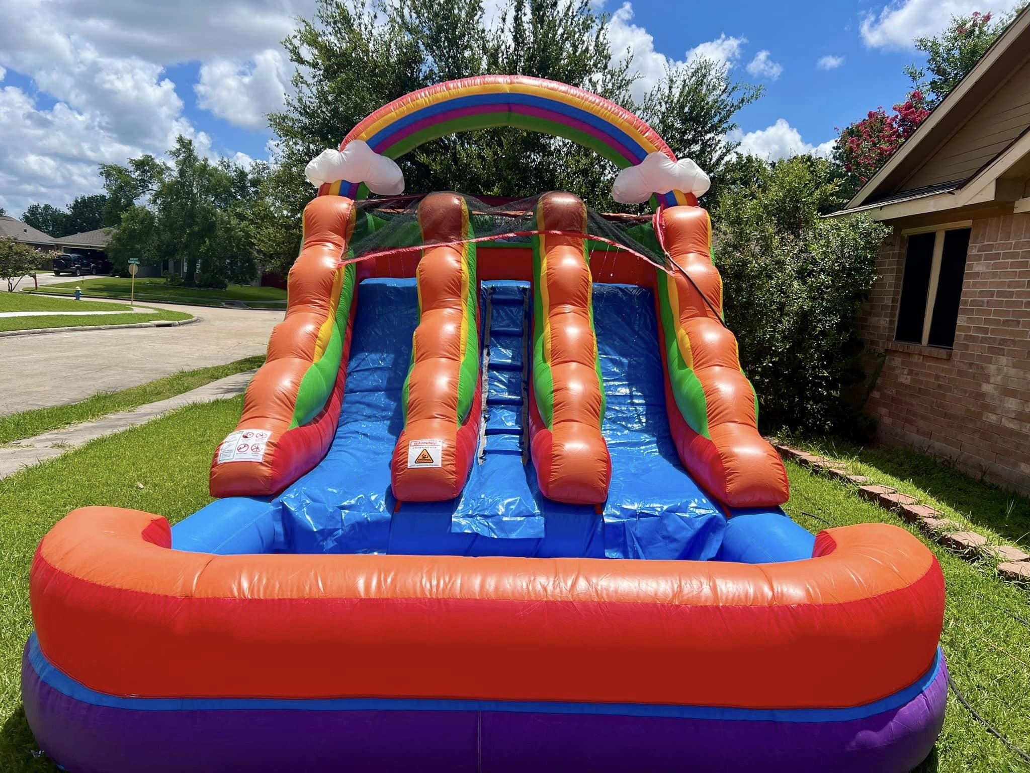 Rainbow Water Slide
