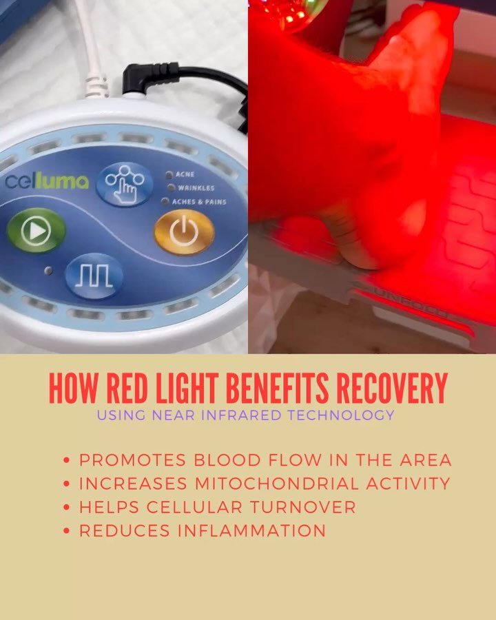 Red light? Recovery?
•
They go hand in hand using near infrared technology to promote healing, and reducing recovery time, to get you back to your best.
Works for joints, tendons, aches and pains, and can aid in quicker recovery in almost any ar