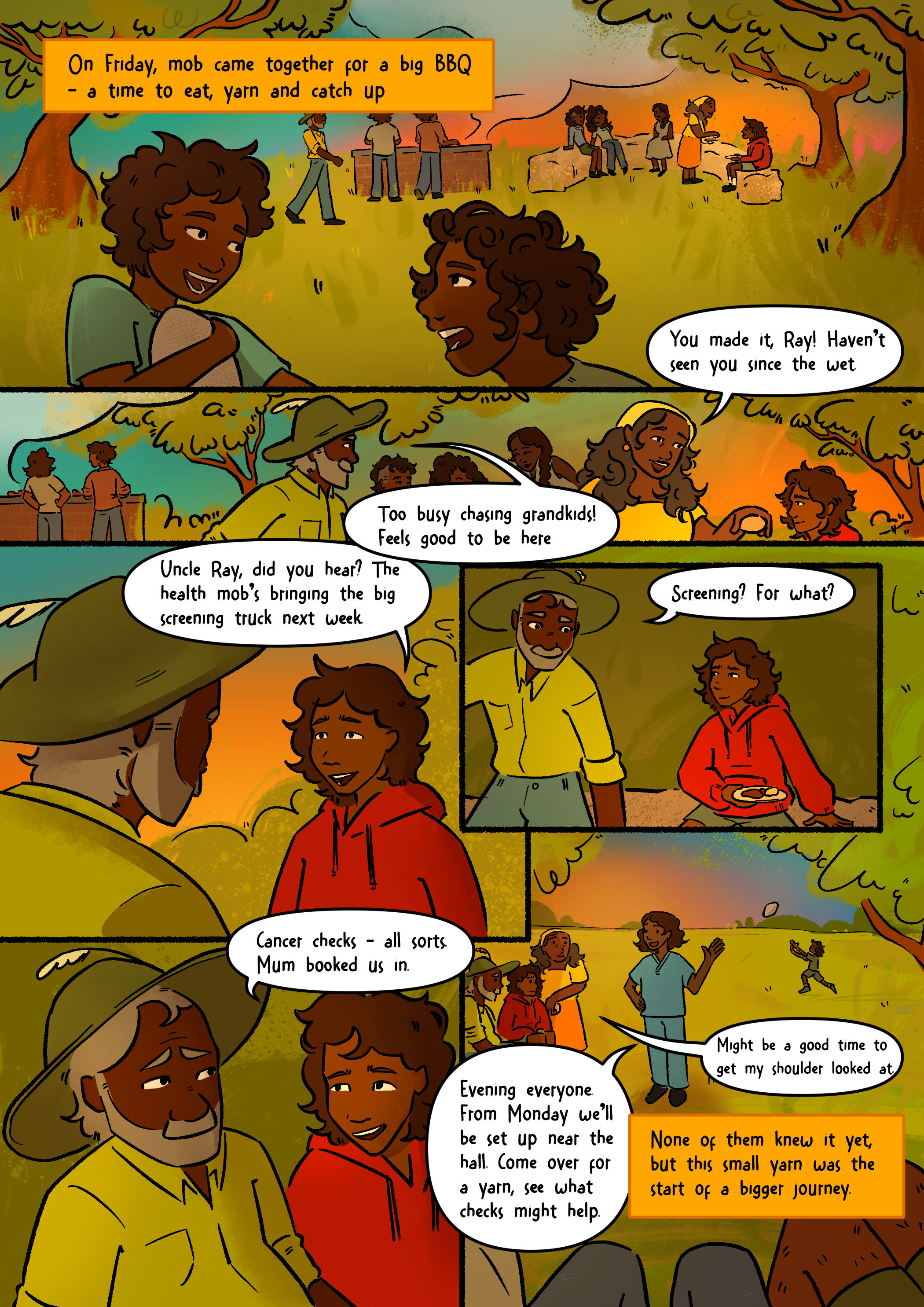 Finalised page with text