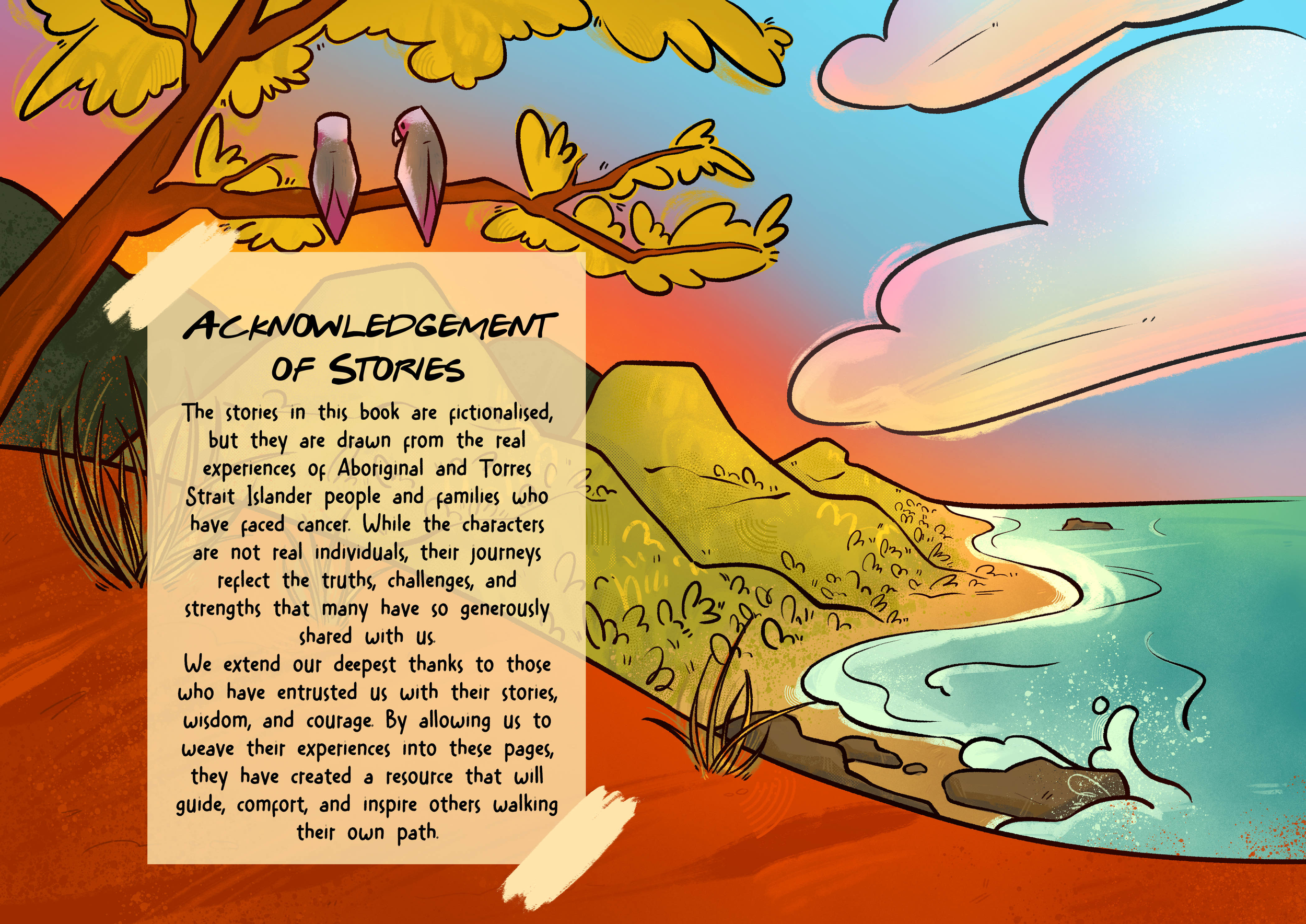 Acknowledgement of Stories Introductory page