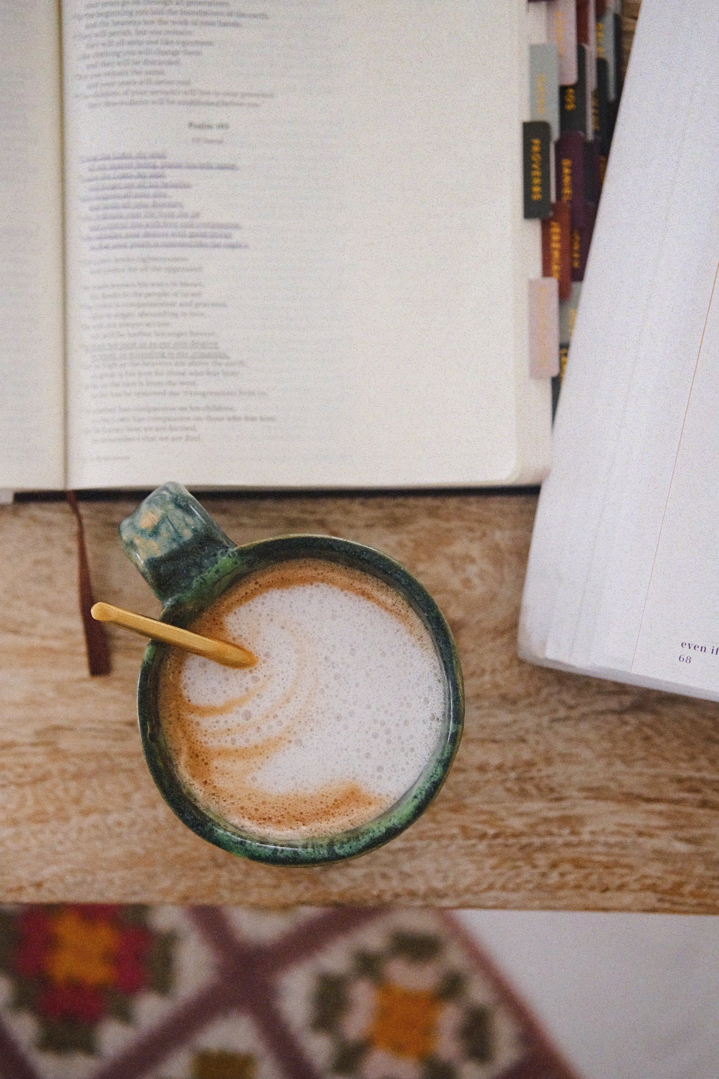 Morning Reflection with Coffee