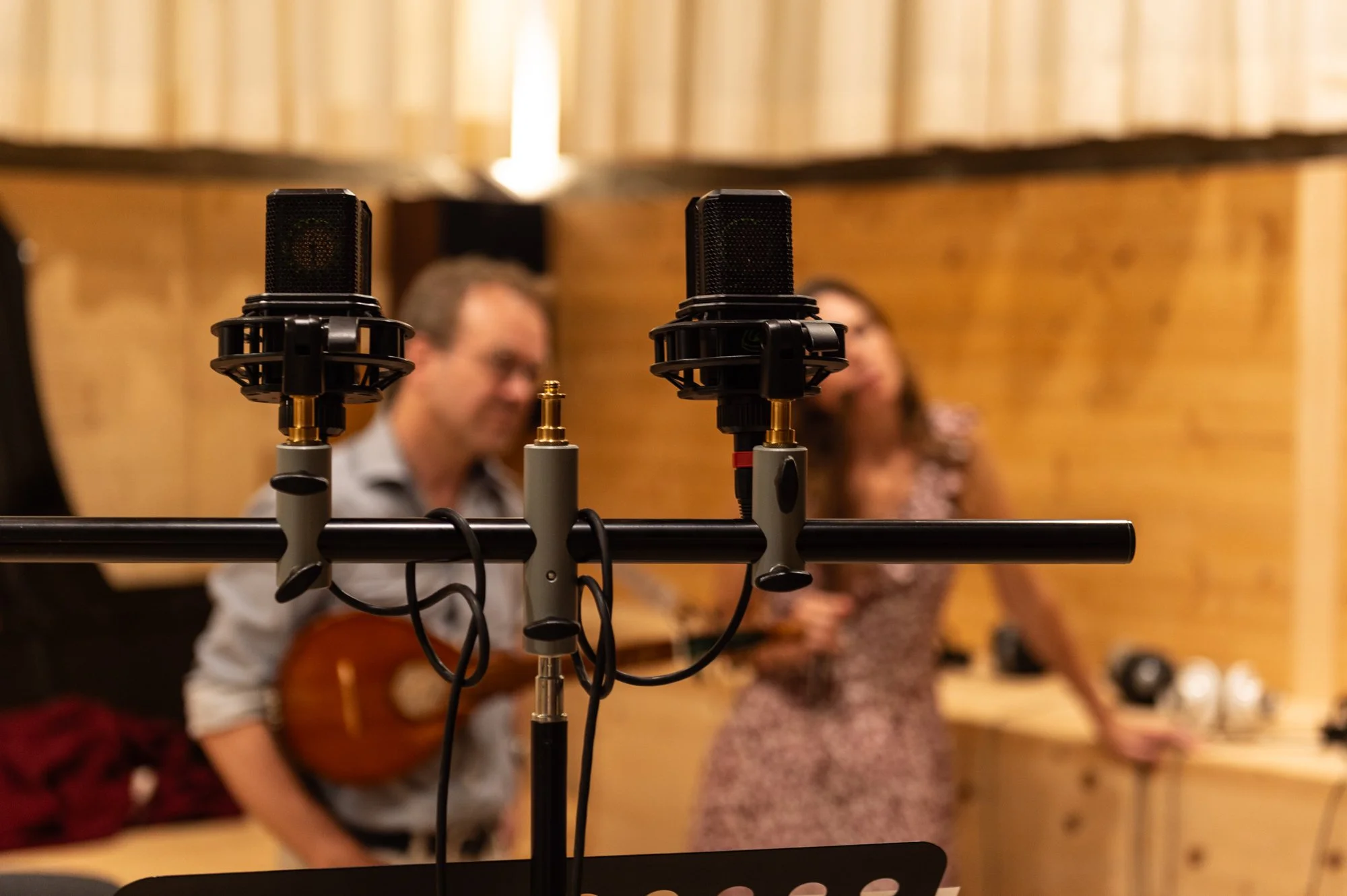 Studio recording. Photo: Dirk Letsch