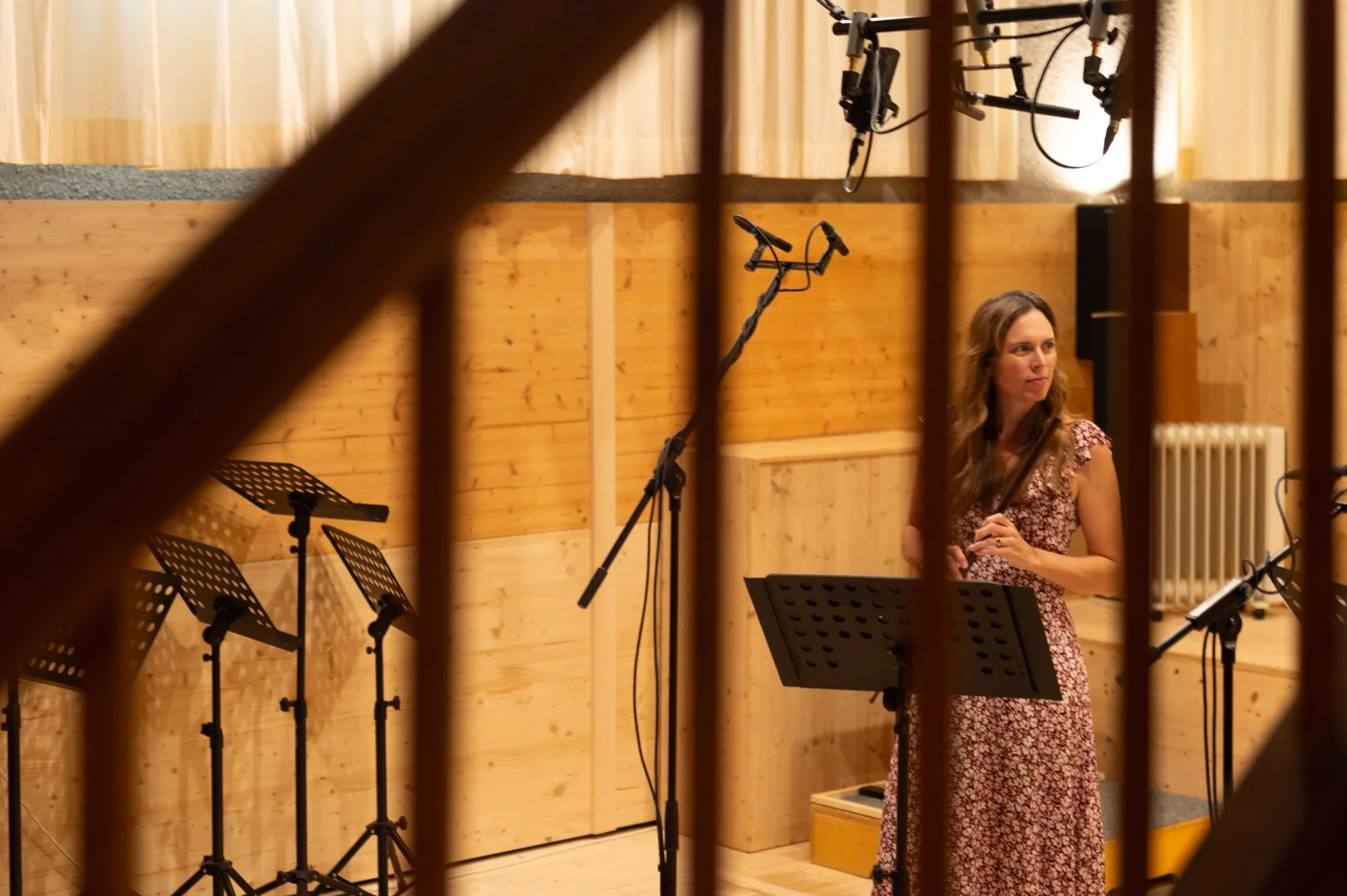 Studio recording. Photo: Dirk Letsch