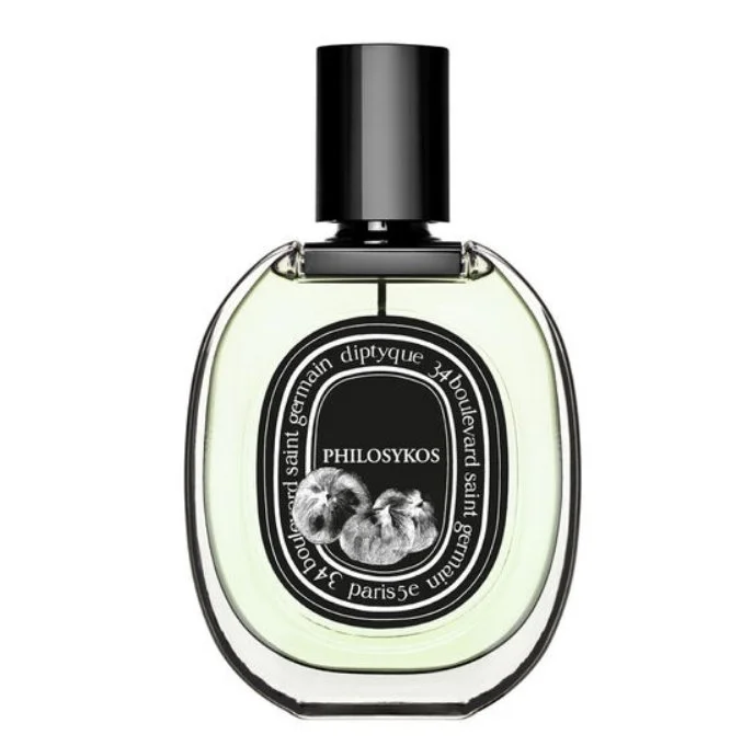 Diptyque Philosykos, natural fragrance with fig leaves, coconut, and cedarwood notes
