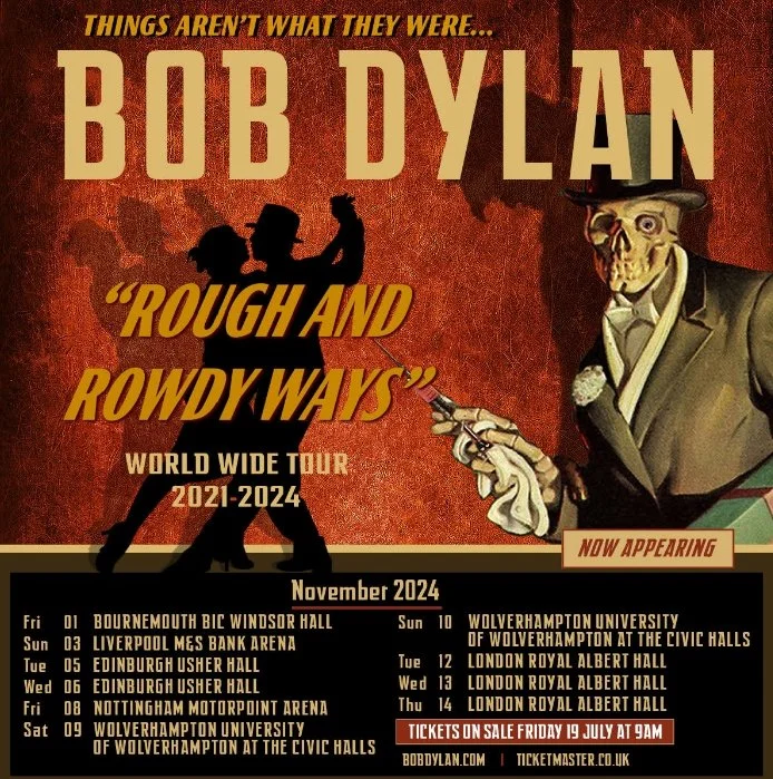 Bob Dylan Announces UK Tour Including Three Nights at the Royal Albert Hall