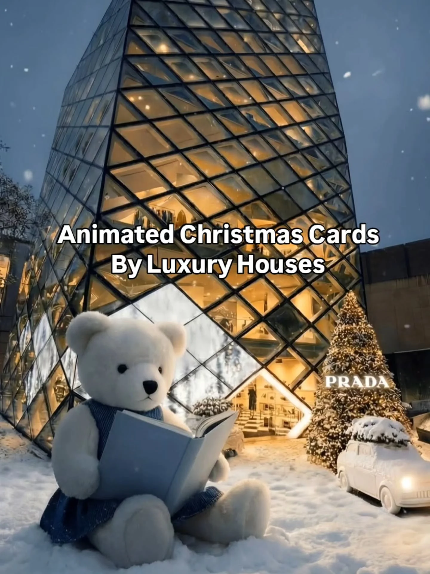 Wishing you a wonderful Christmas 🎄
This year, luxury houses took a creative turn returning to a more traditional illustrative style art for their Xmas posts.
