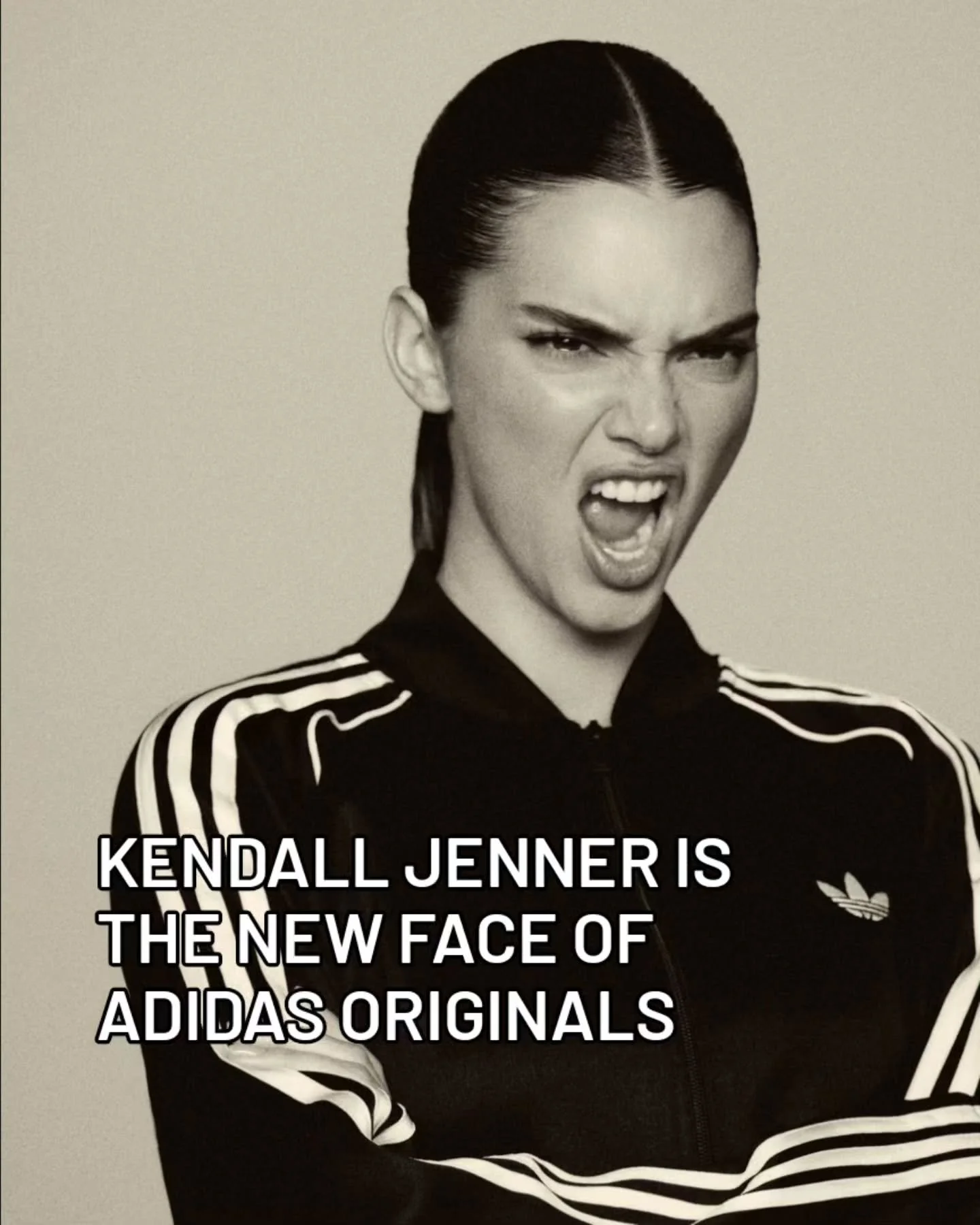 Kendall Jenner is the new face of Adidas Originals.
In a post on Instagram @adidasoriginals announced @kendalljenner is the face of the brand. This is unsurprising, considering the amount of press she gave Adidas over the last couple of years. She ha