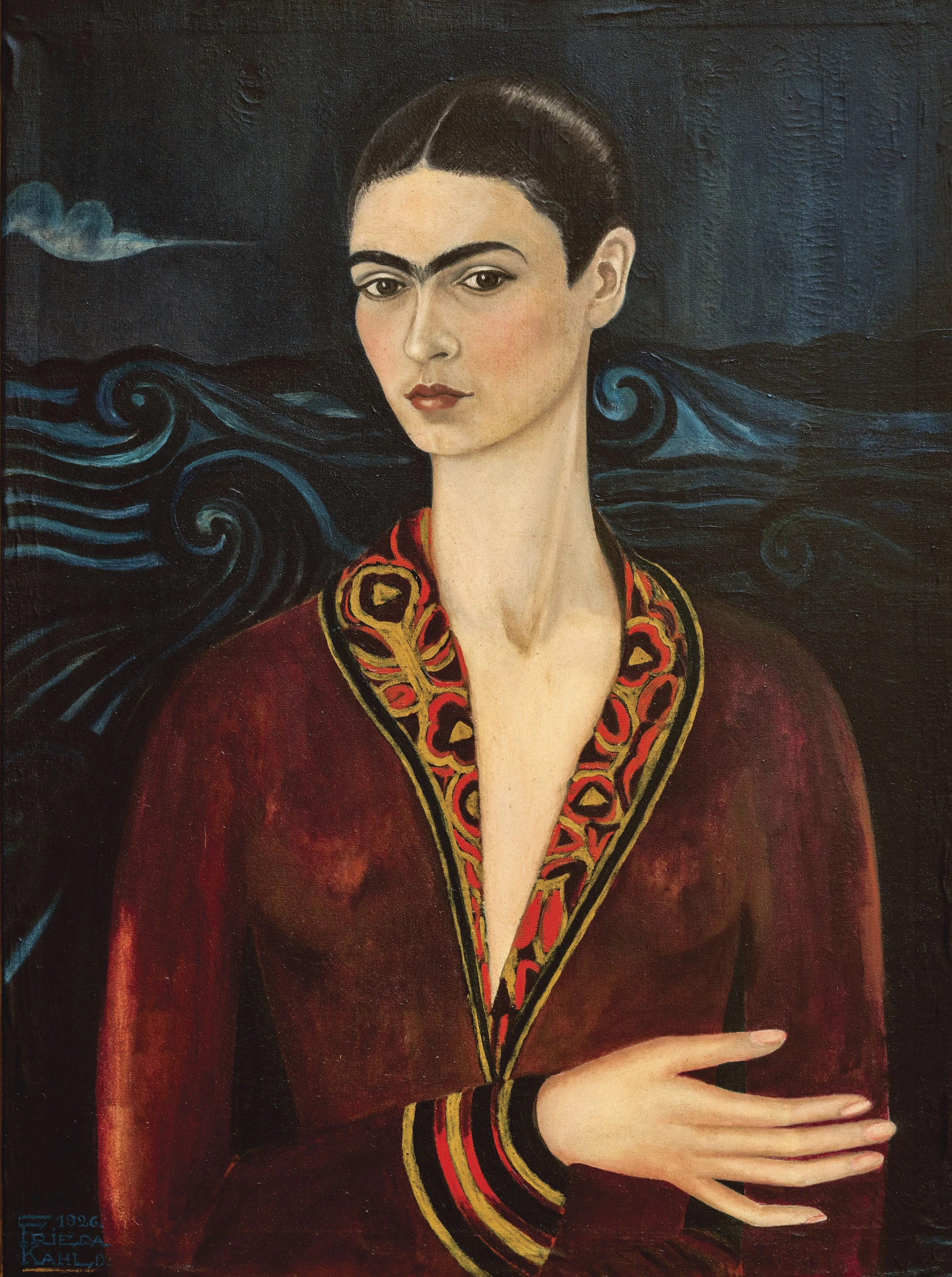 Frida Kahlo - Self-Portrait With Velvet Dress.jpg