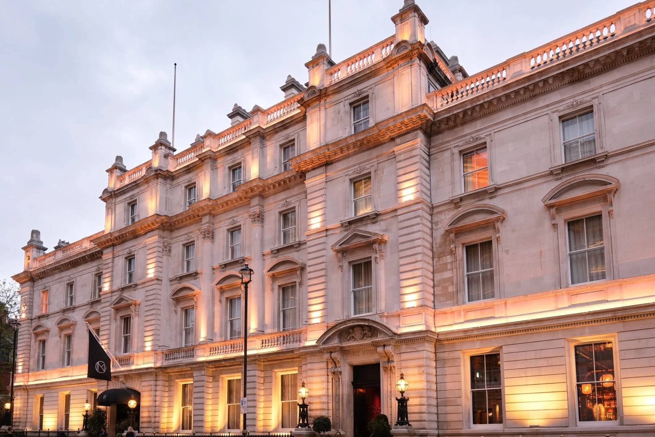 An exterior photo of the NoMad Hotel located in the heart of Covent Garden, London, offers a grand architecture and a modern stunning interior, perfect for those visiting the ancient city