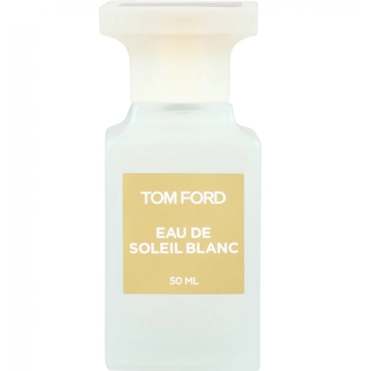 Tom Ford Soleil Blanc, luxurious fragrance with coconut, amber, and ylang-ylang notes
