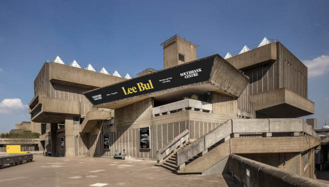 Hayward Gallery building on London's South Bank