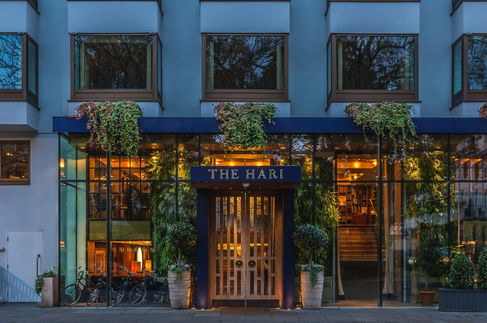 Hari Hotel Entrance area in Knightsbridge