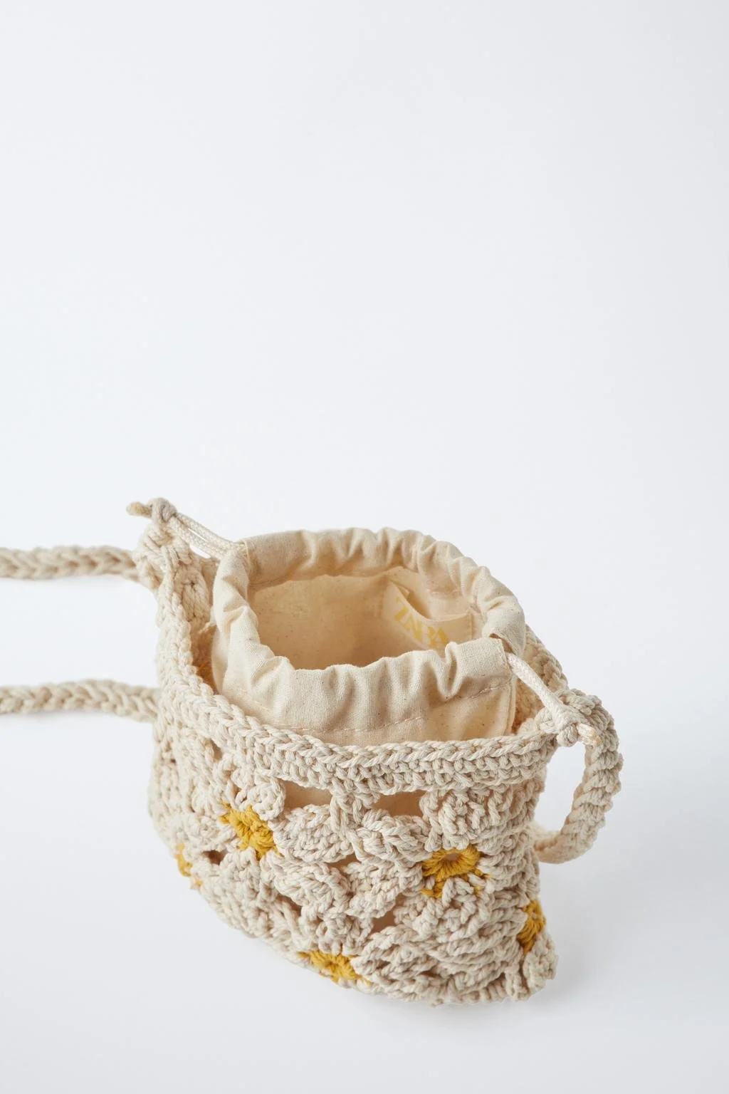 Zara crochet crossbody bag