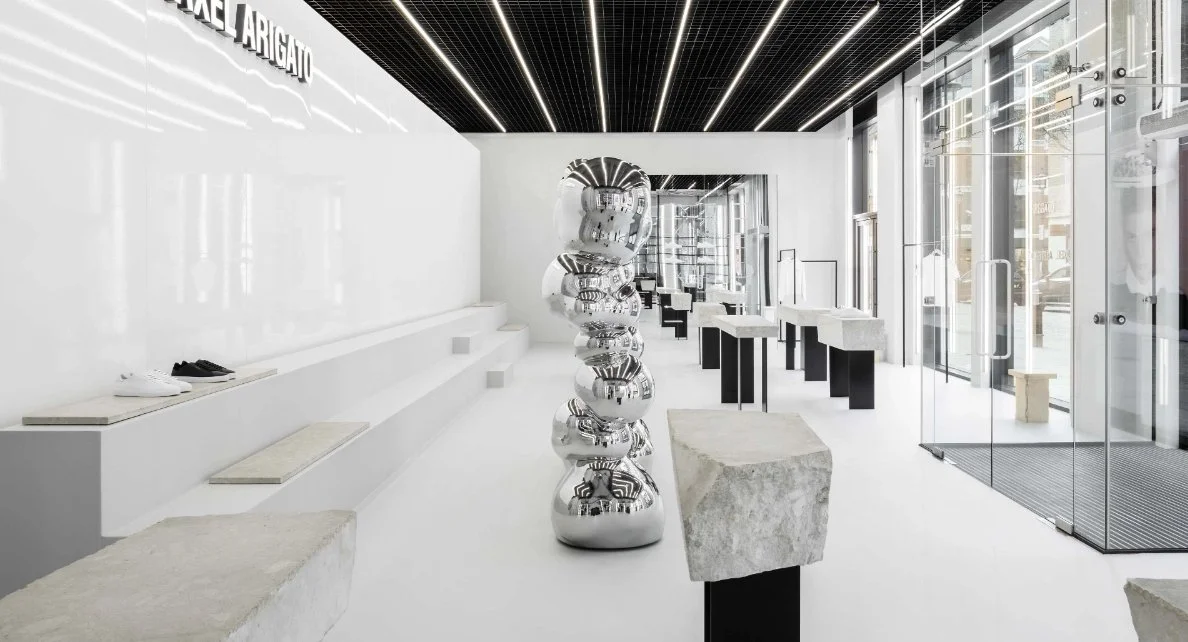 Axel Arigato Soho store – Scandinavian sneaker and contemporary fashion boutique in London’s Soho district