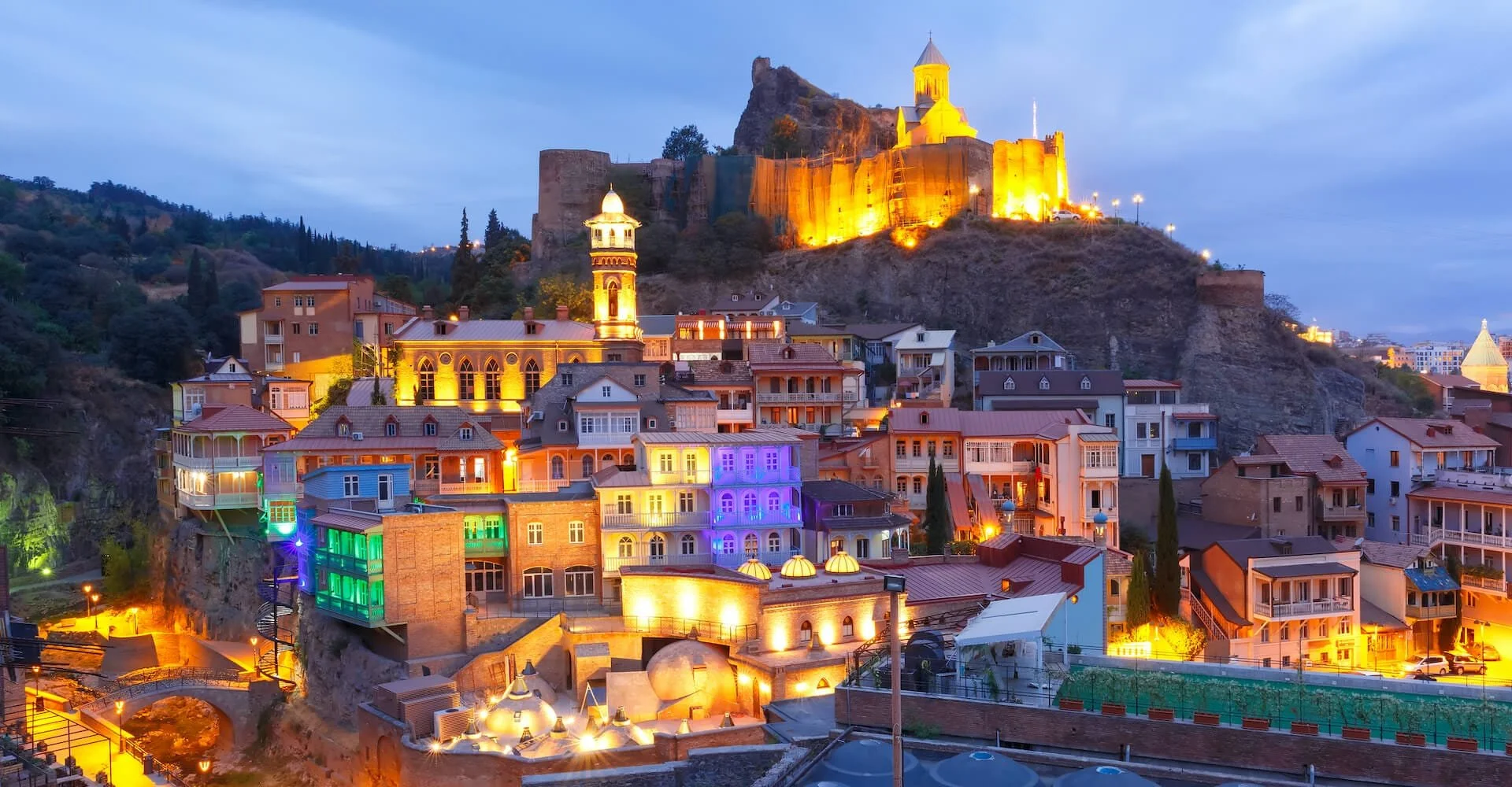 Discover Tbilisi in Georgia with an image from the old town