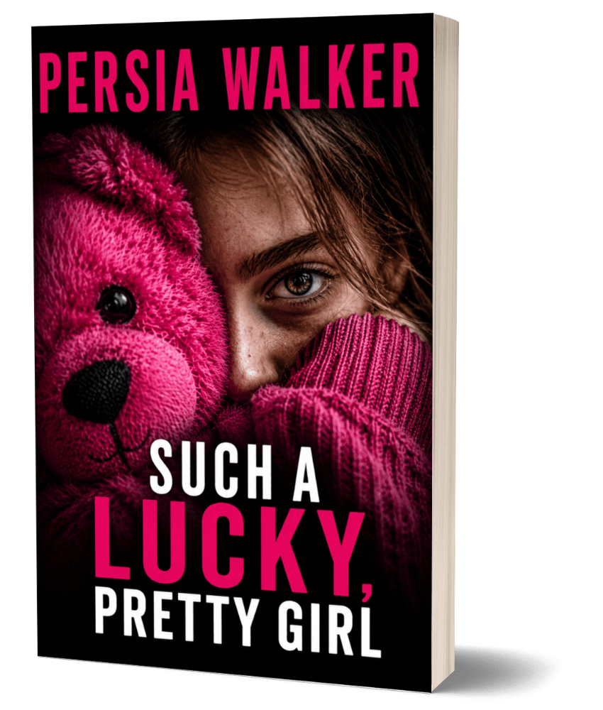 Cover of the short story SUCH A LUCKY, PRETTY GIRL by Persia Walker, showing the back of a young woman with long blonde hair.