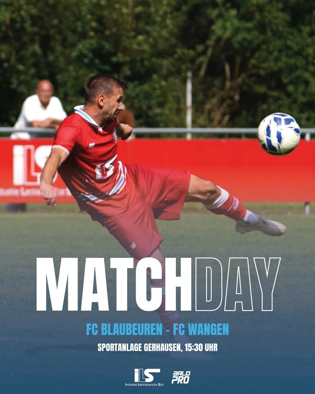 Heute am 13. Spieltag empfangen wir den FC Wangen zu Hause!
Gegen Wangen wollen wir an unsere starke Form anknüpfen und die nächsten drei Punkte in Blaubeuren behalten! 💙
📅 25.10.2025
🆚 FC Wangen
⏰ 15:30
🏟 Sportplatz Gerhausen
#FCB95