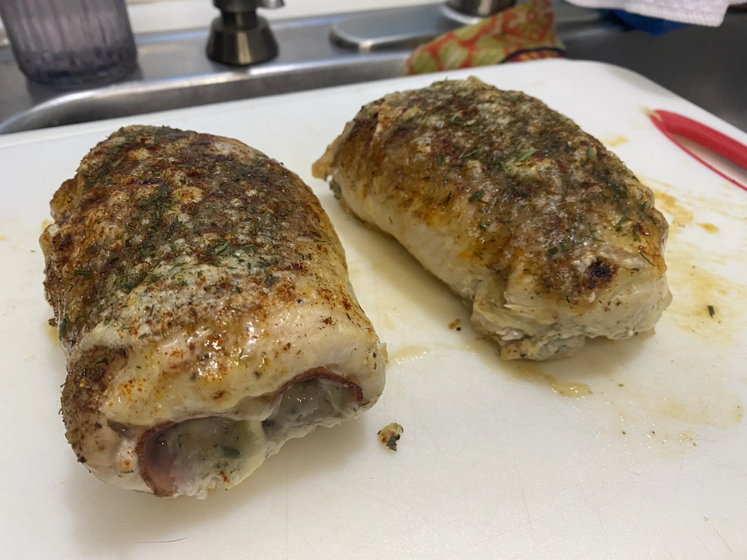 Brandy’s Fontina Stuffed Chicken