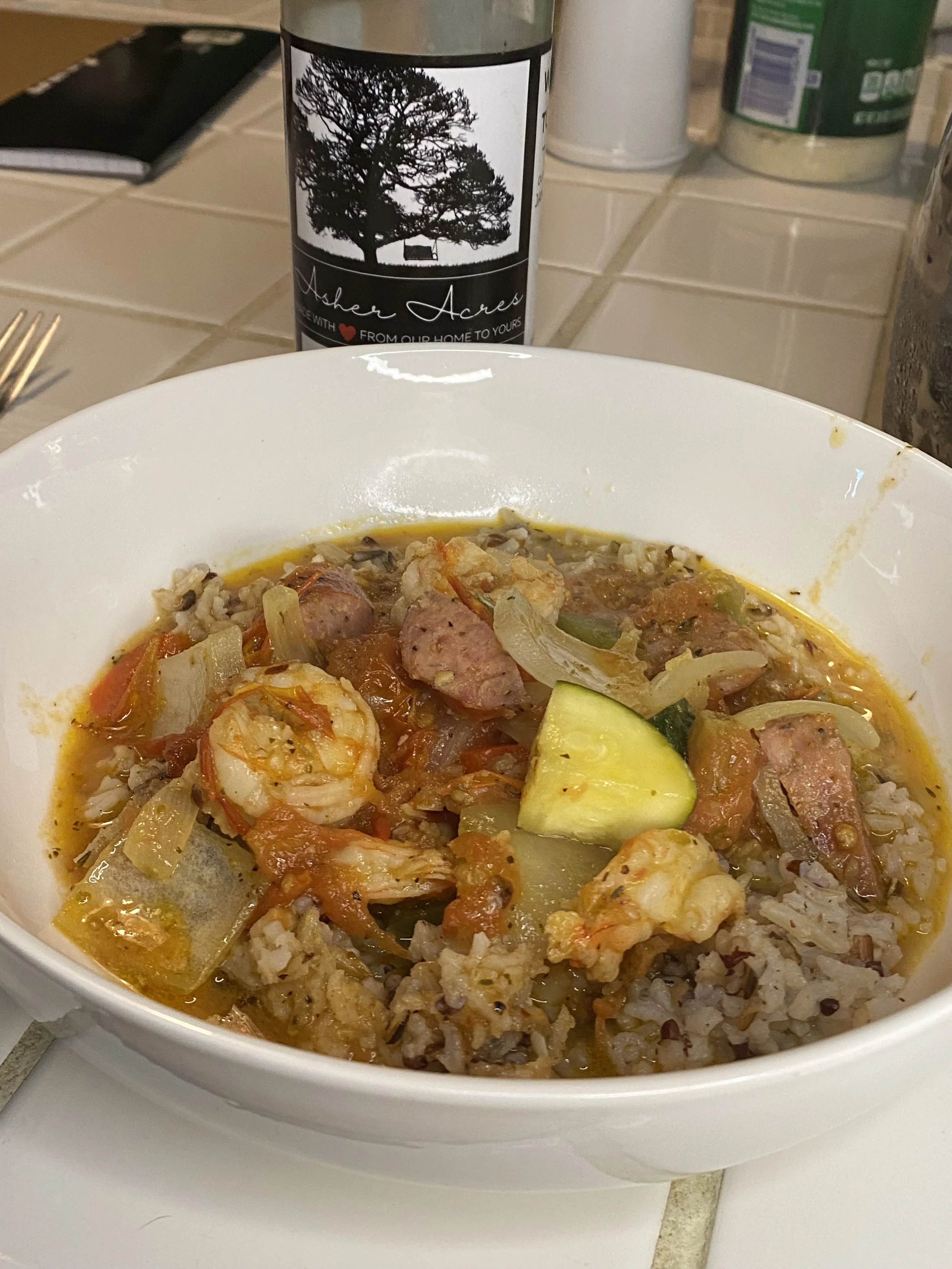 Shrimp and Sausage Hoopla