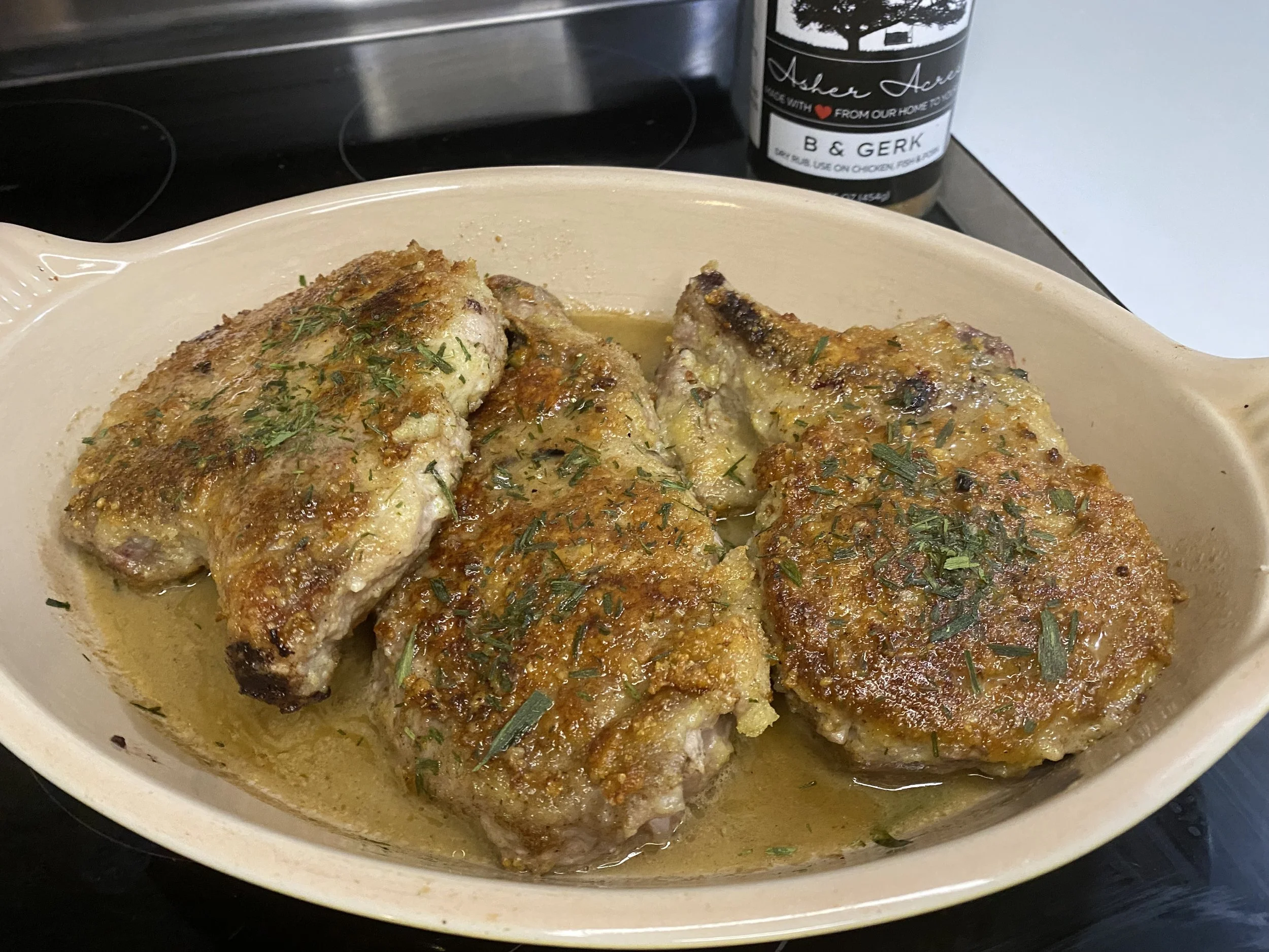 Pan-Fried Parmesan Crusted Pork Chops