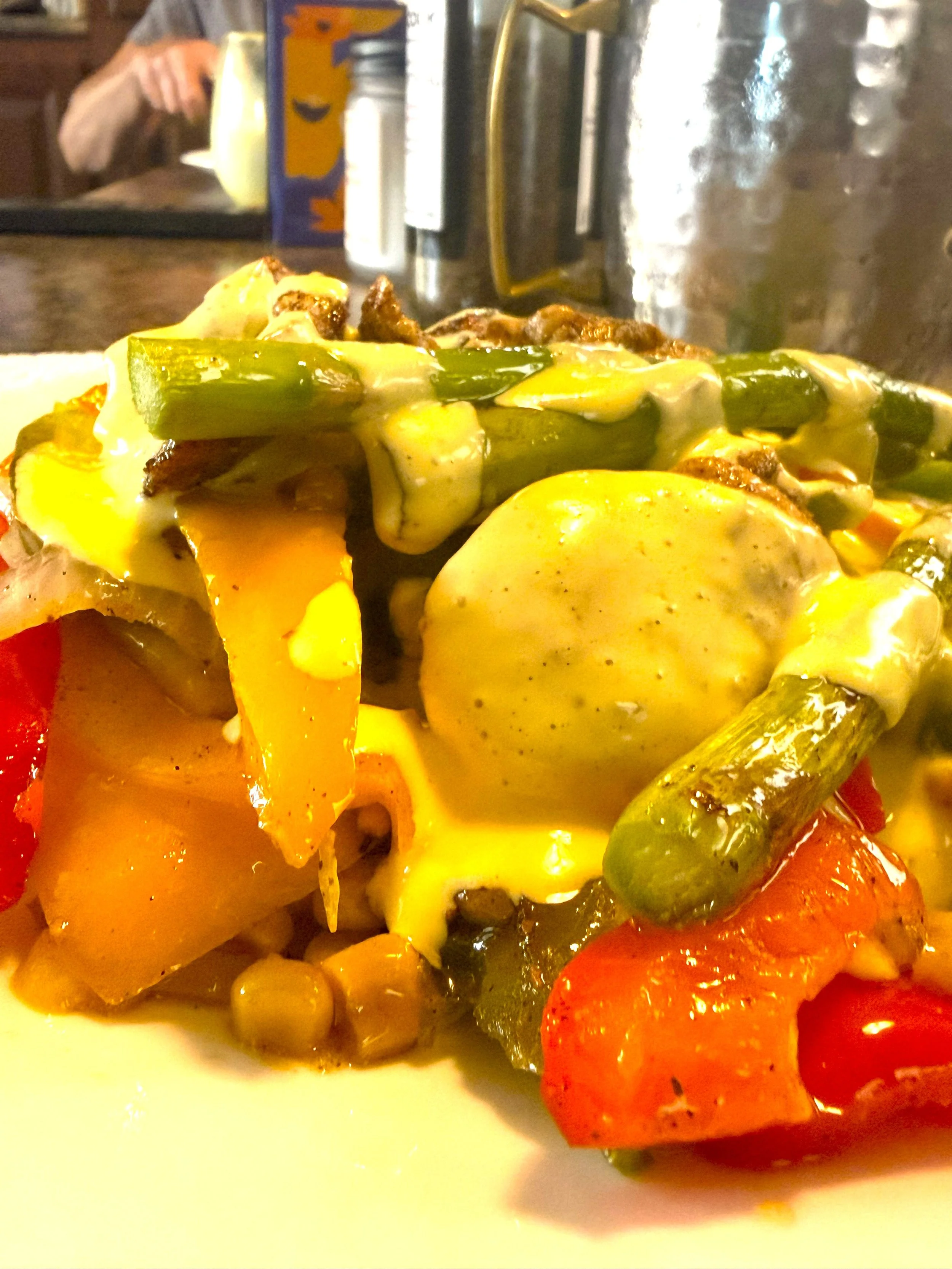 Polenta with Chicken &amp; Veggies