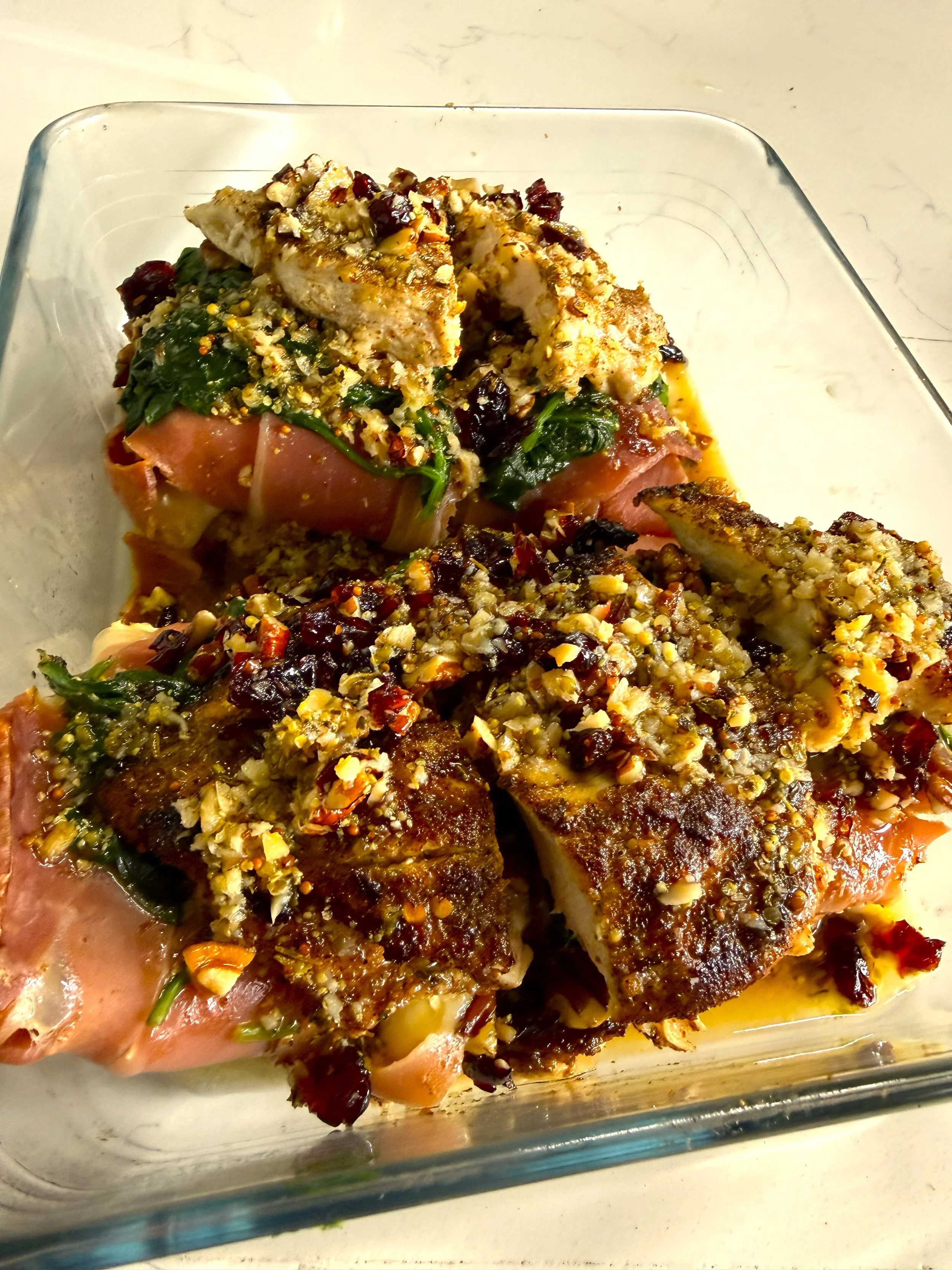 Brie and Cranberry Stuffed Chicken