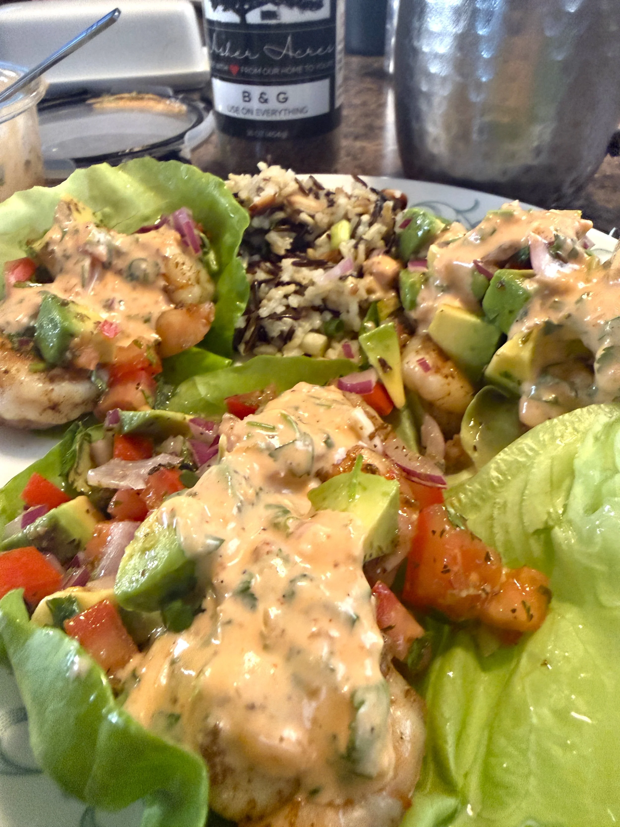 Shrimp Lettuce Wraps