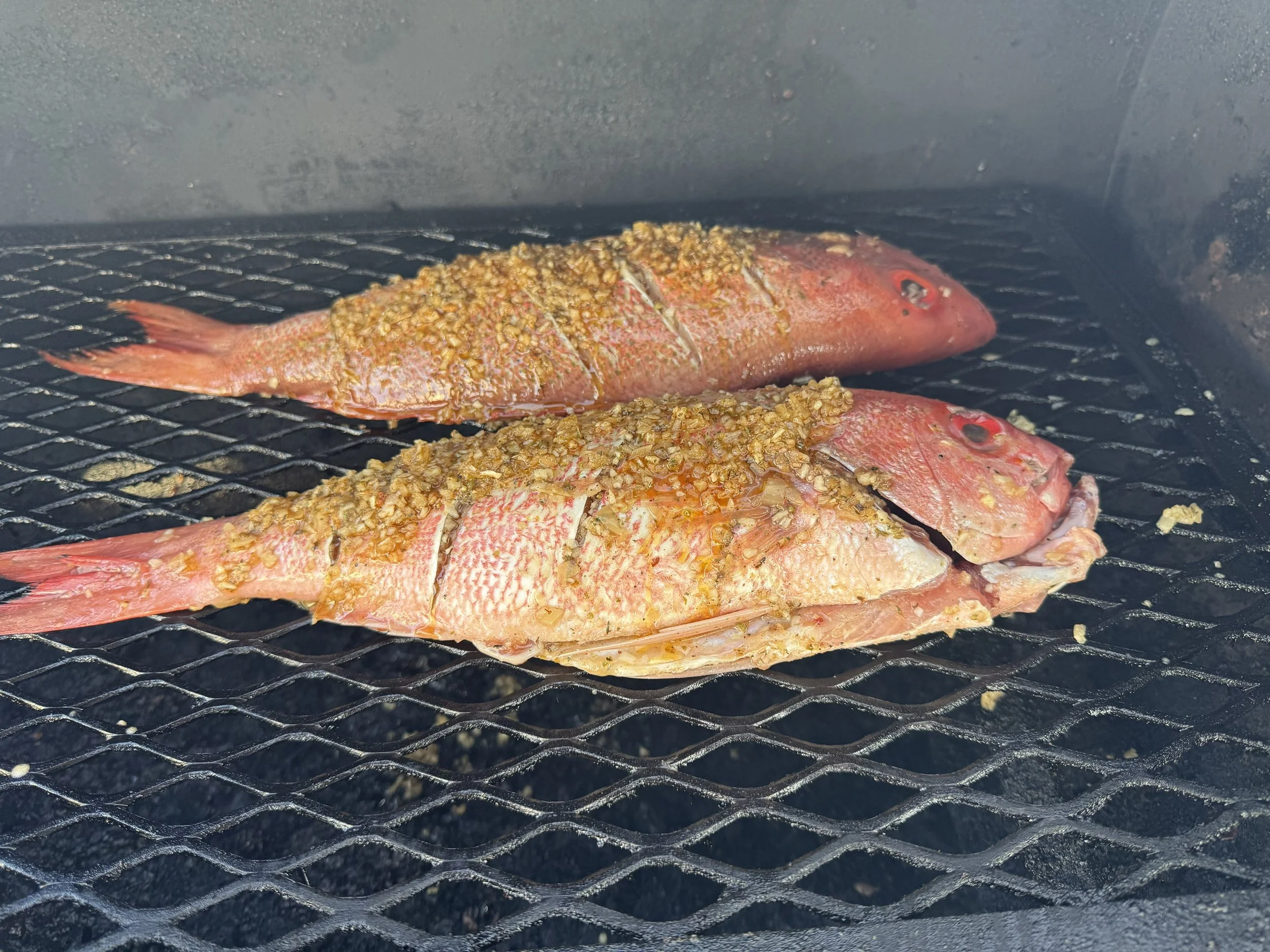 Jerked Grilled Snapper