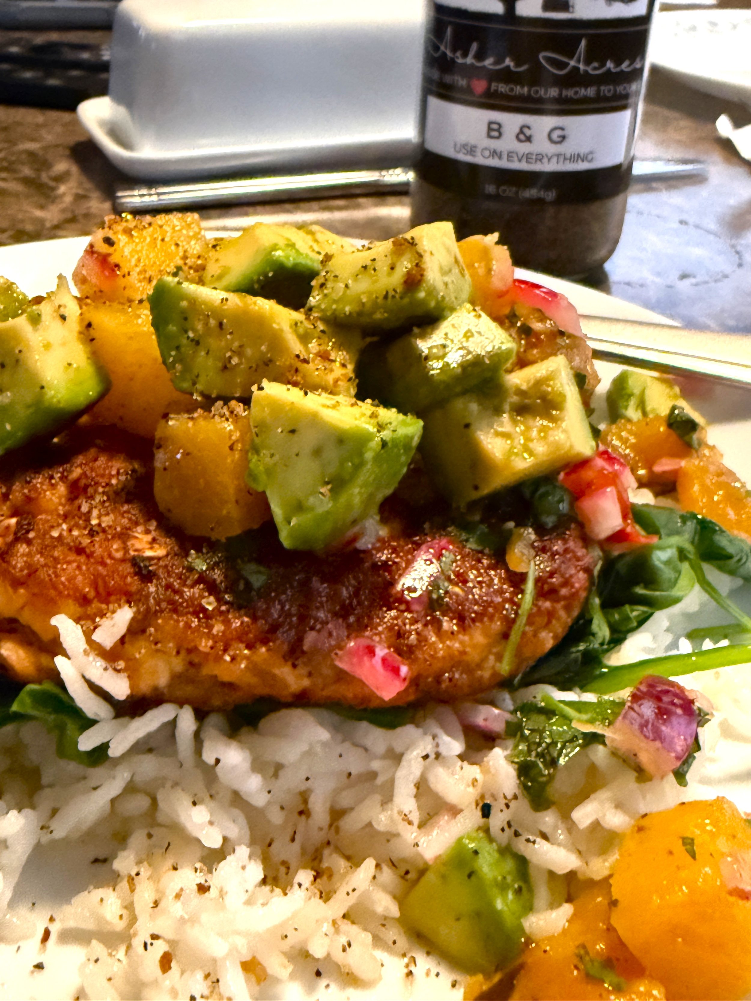 Brandys Grilled Pineapple Salmon Patties