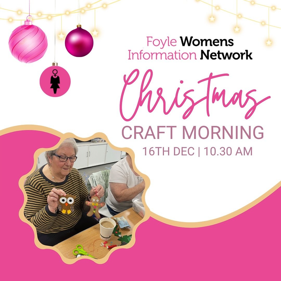 Join us for our FWIN Christmas Craft Networking Event from 10:30 am to 12:30 pm, for only &pound;3 entry!

Connect with local women while enjoying rotating craft projects filled with Christmas cheer! Lunch will be provided, so come hungry for good fo