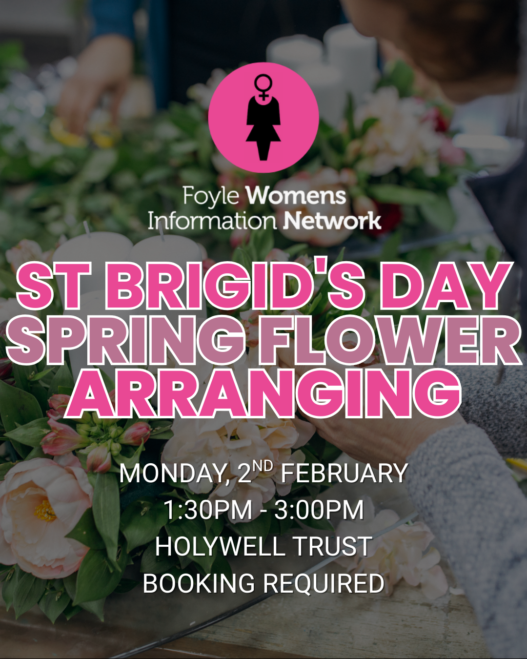 St Brigid’s Day Floral Door Wreath Workshop