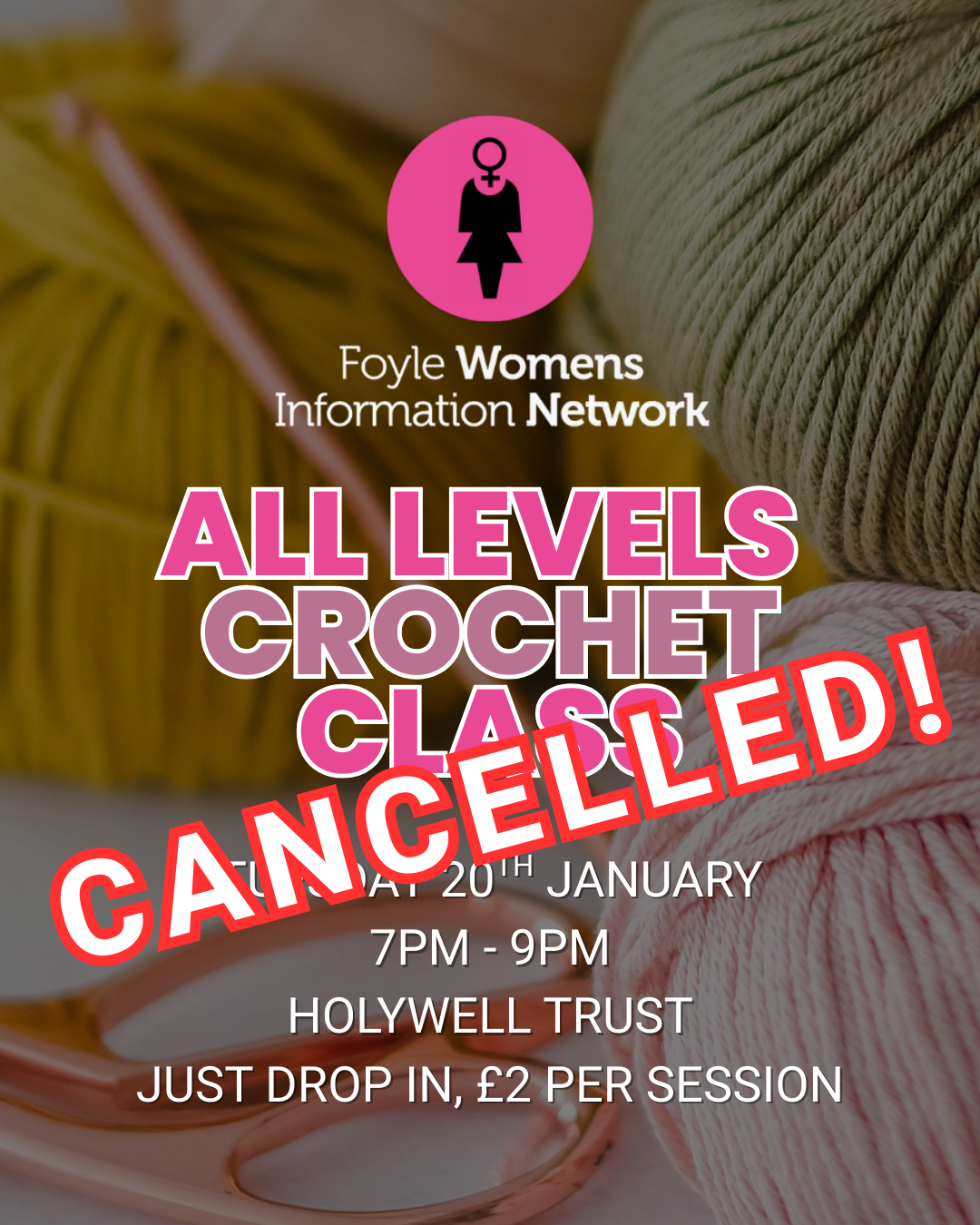 Weekly Crochet Classes