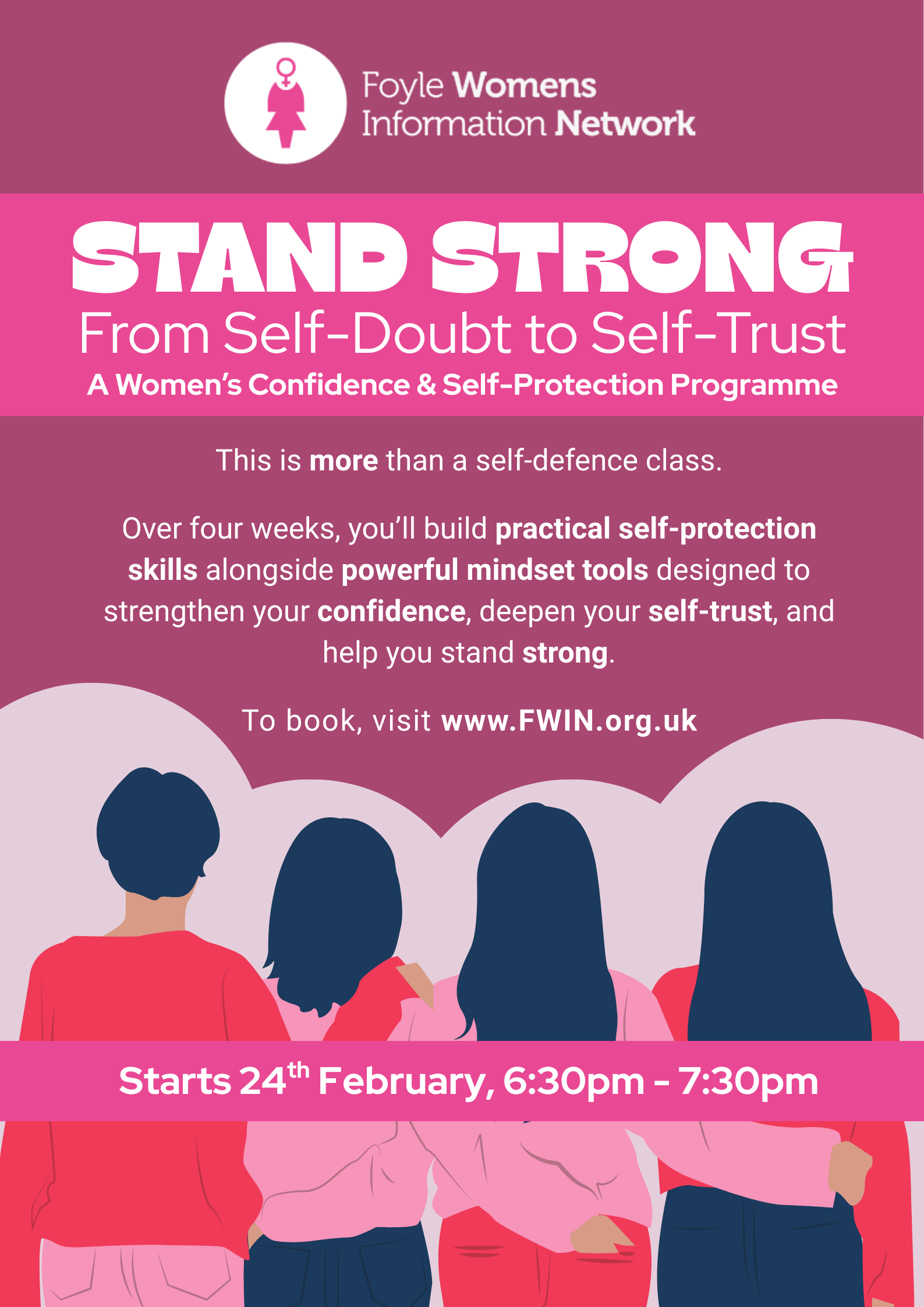 STAND STRONG - A Women’s Confidence &amp; Self-Protection Programme