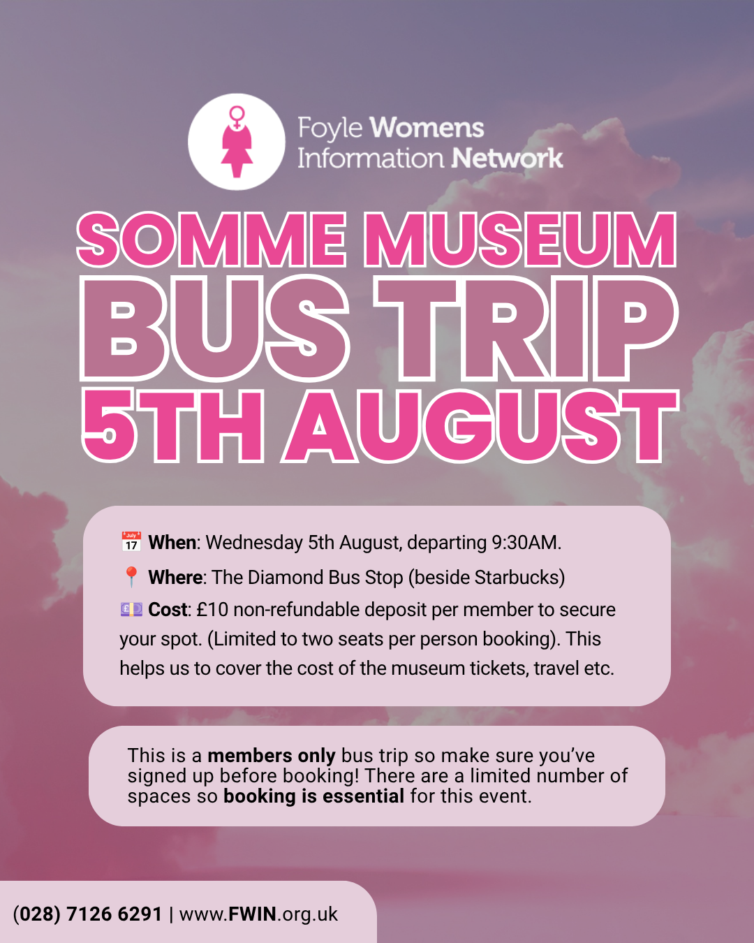 Members Only: Somme Museum Bus Trip!