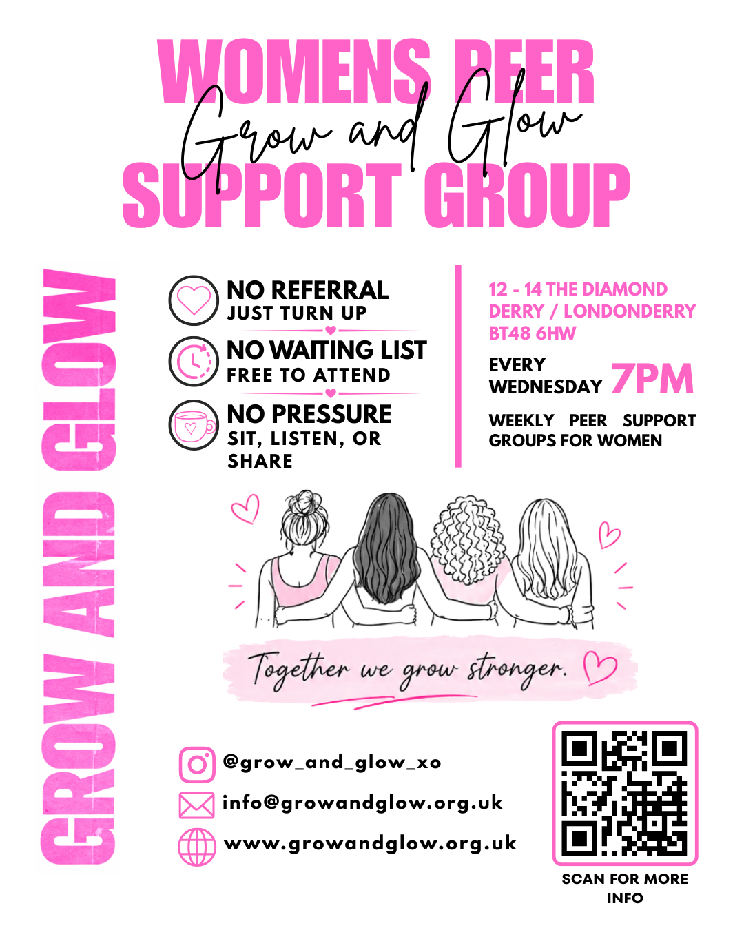 Grow &amp; Glow: Women’s Peer Support Group